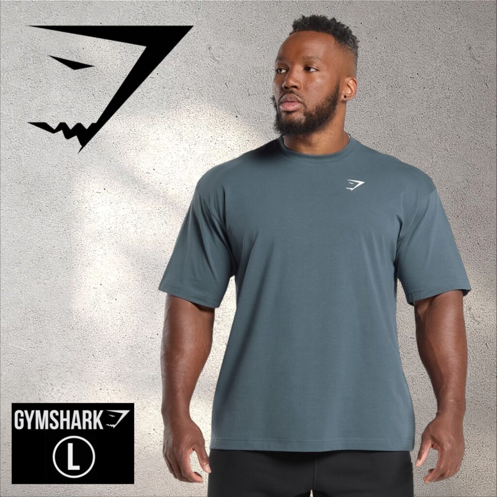 ESSENTIAL OVERSIZED T-SHIRT – TITANIUM BLUE 5857