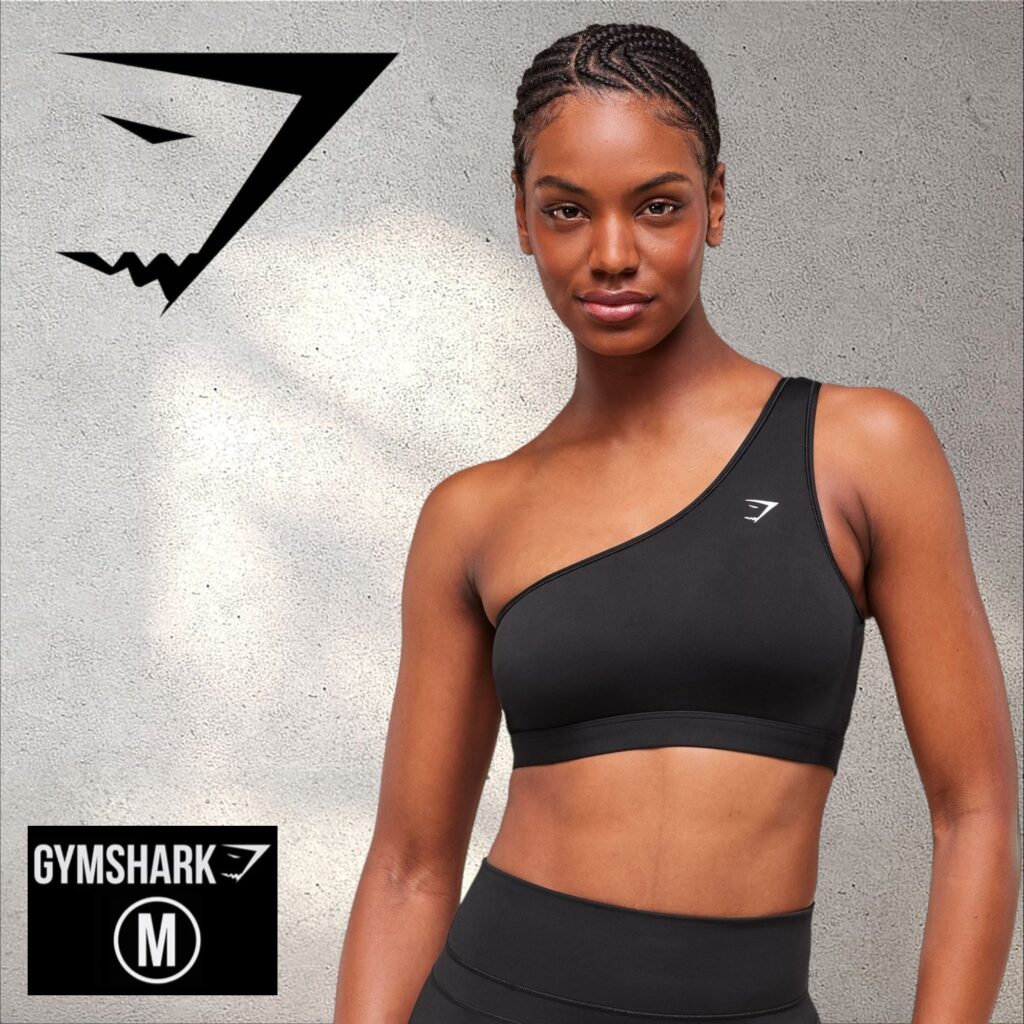 ASYMMETRIC SPORTS BRA – BLACK 5805