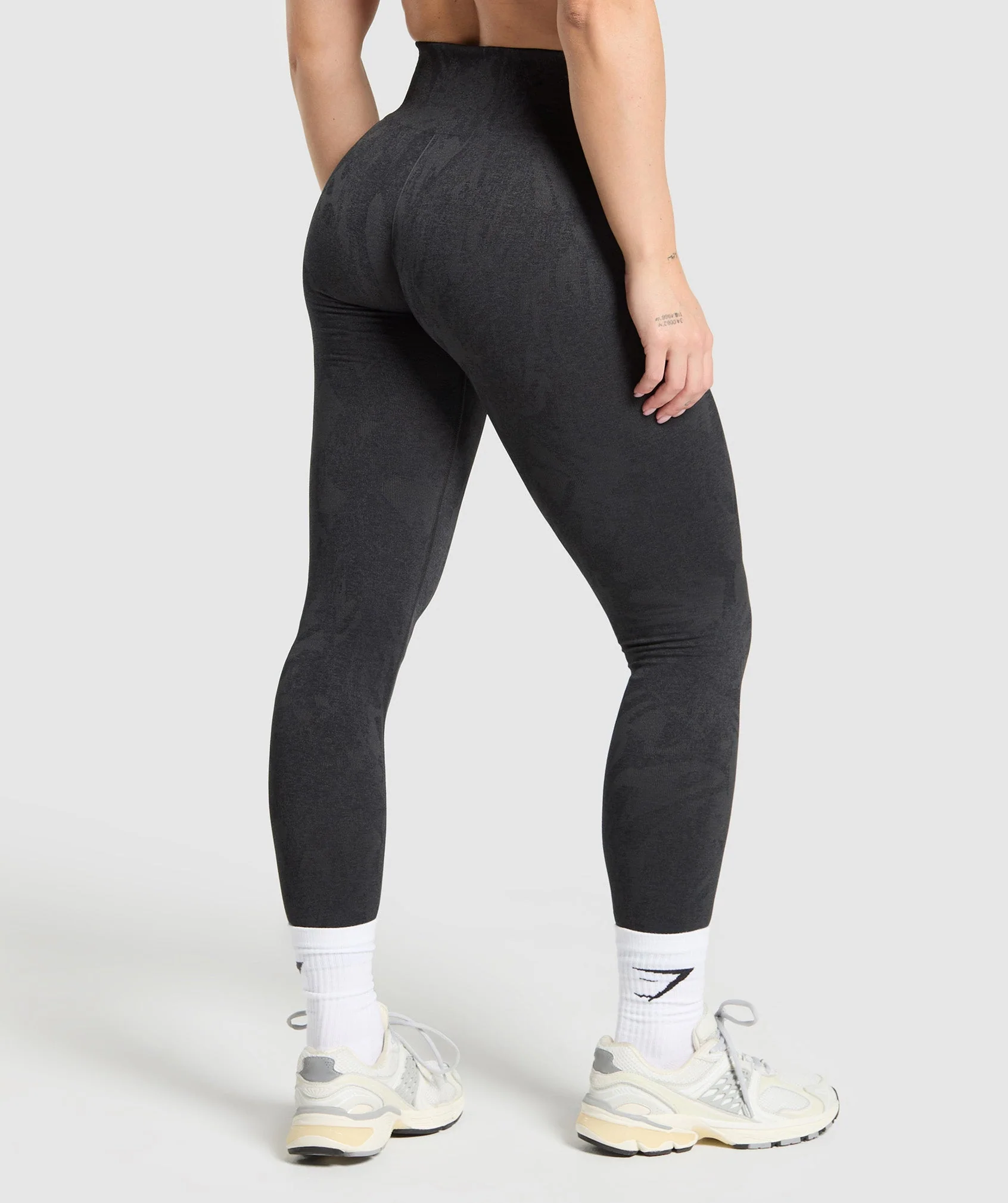 Adapt Camo Seamless Leggings – Black