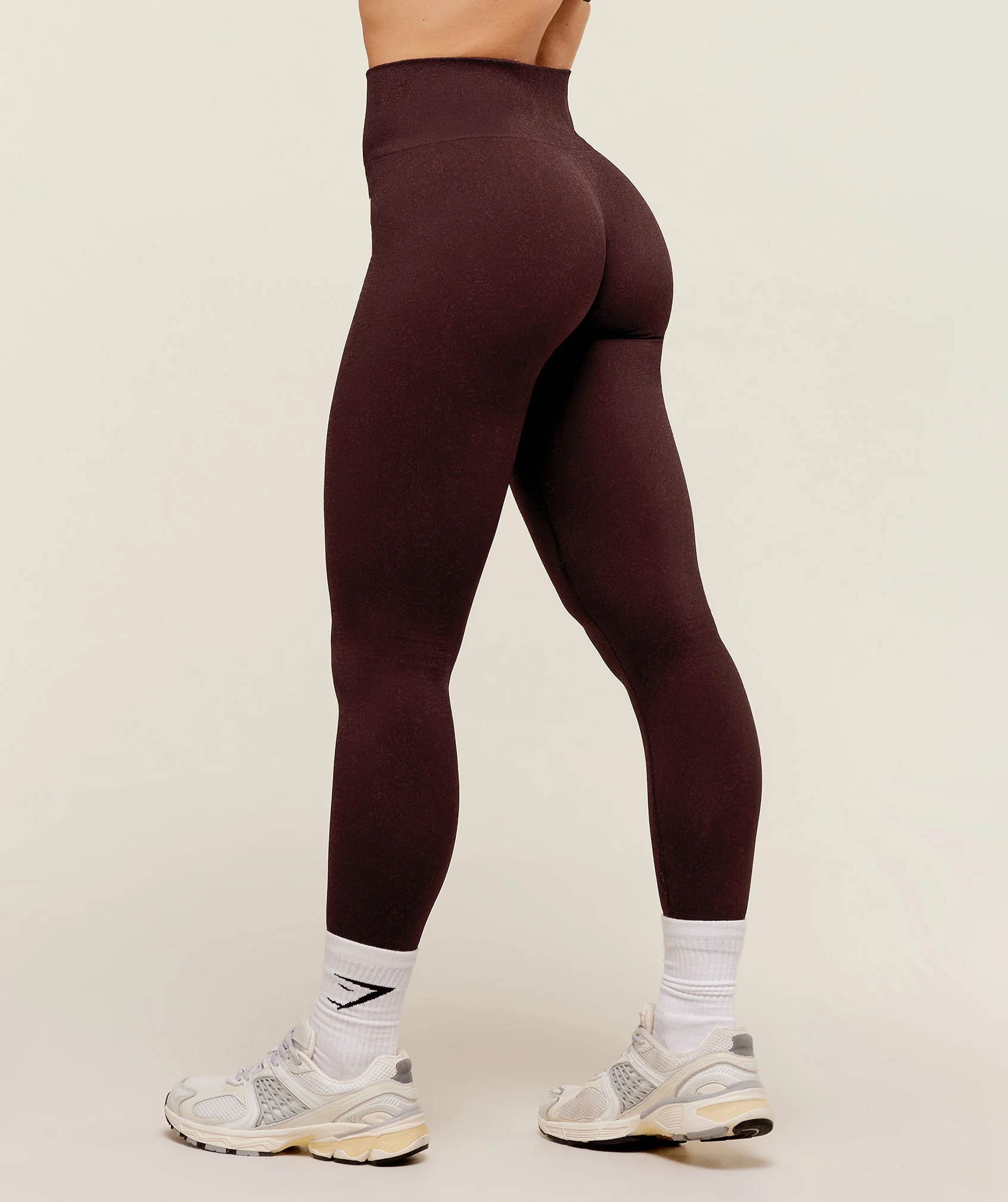 Adapt Fleck x Whitney Seamless Leggings – Cherry Purple/Rich Maroon