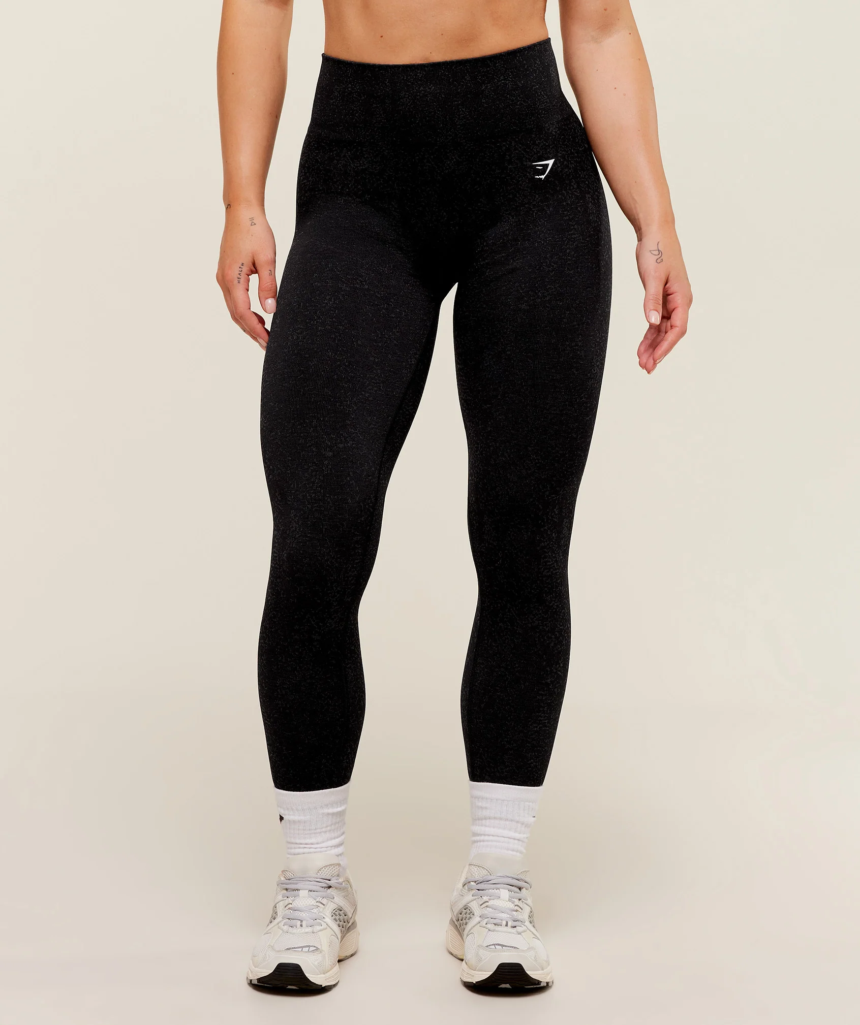 Adapt Fleck Seamless Leggings – Mineral/Black