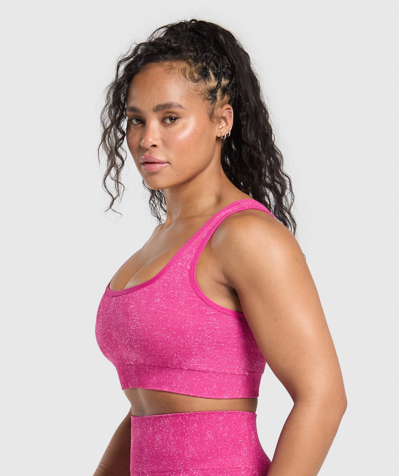 Adapt Fleck Sports Bra – Winning Pink/Sour Pink - Imagen 2