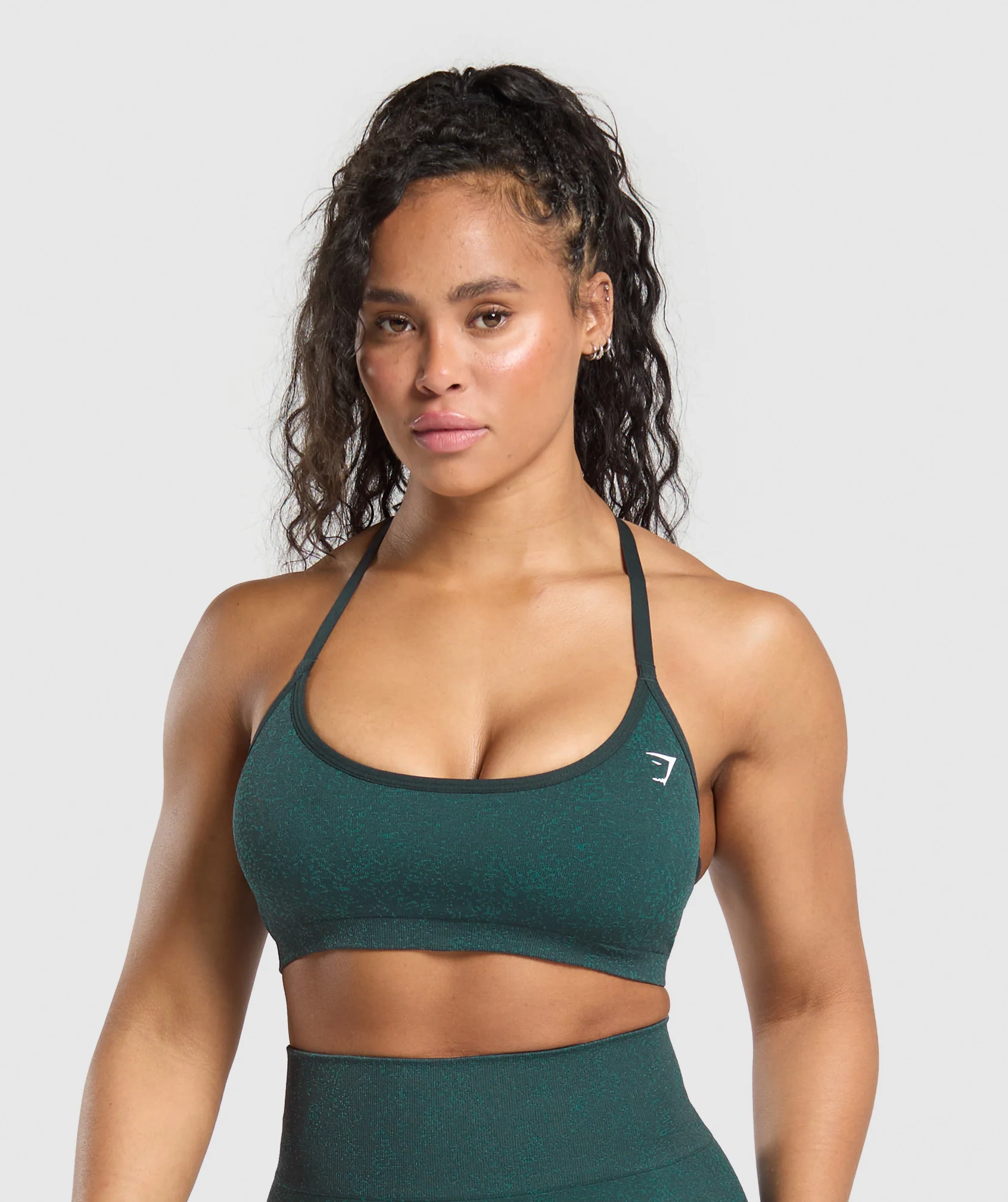 Adapt Fleck T-Back Bra – Darkest Teal/Functional Teal