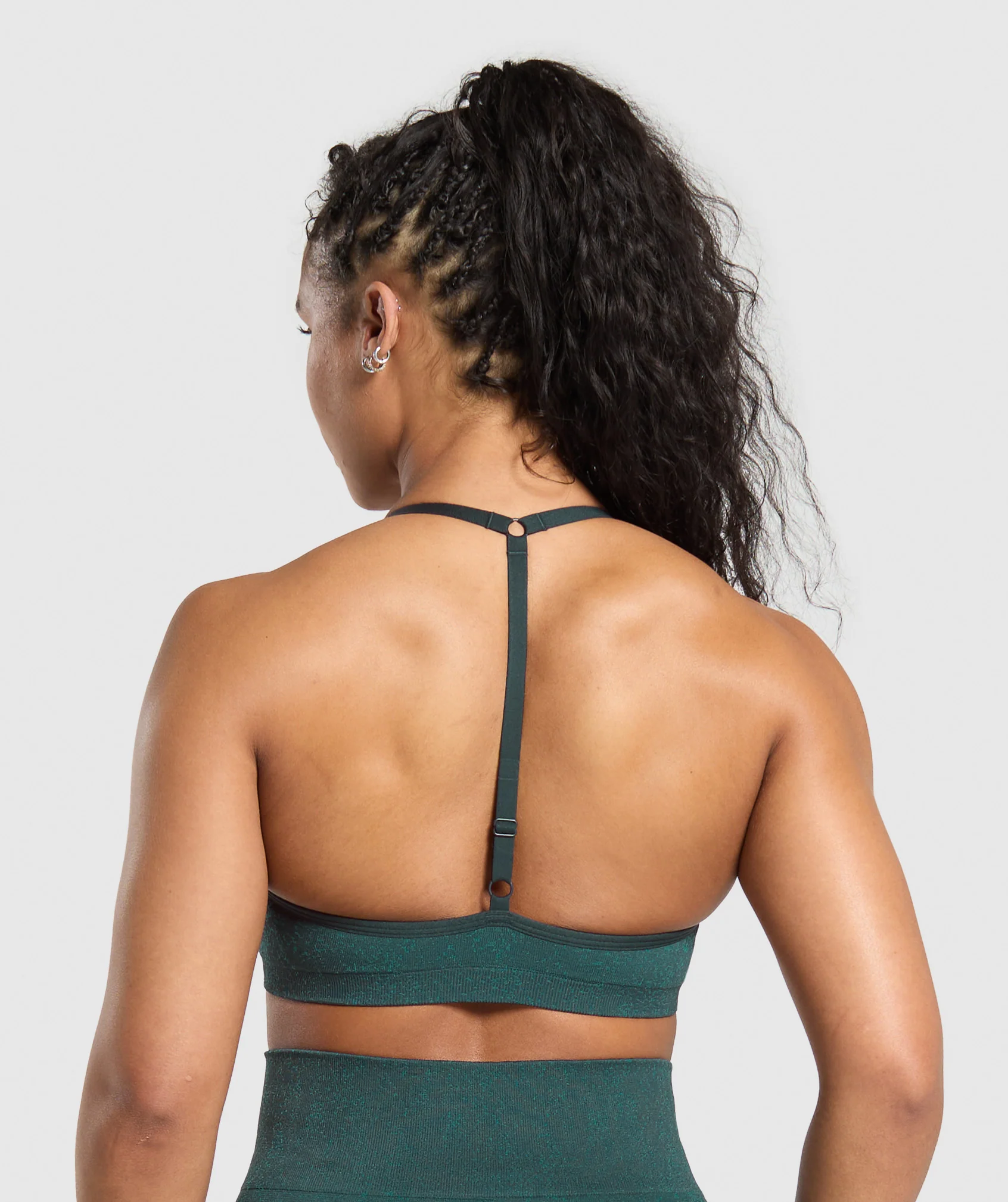 Adapt Fleck T-Back Bra – Darkest Teal/Functional Teal