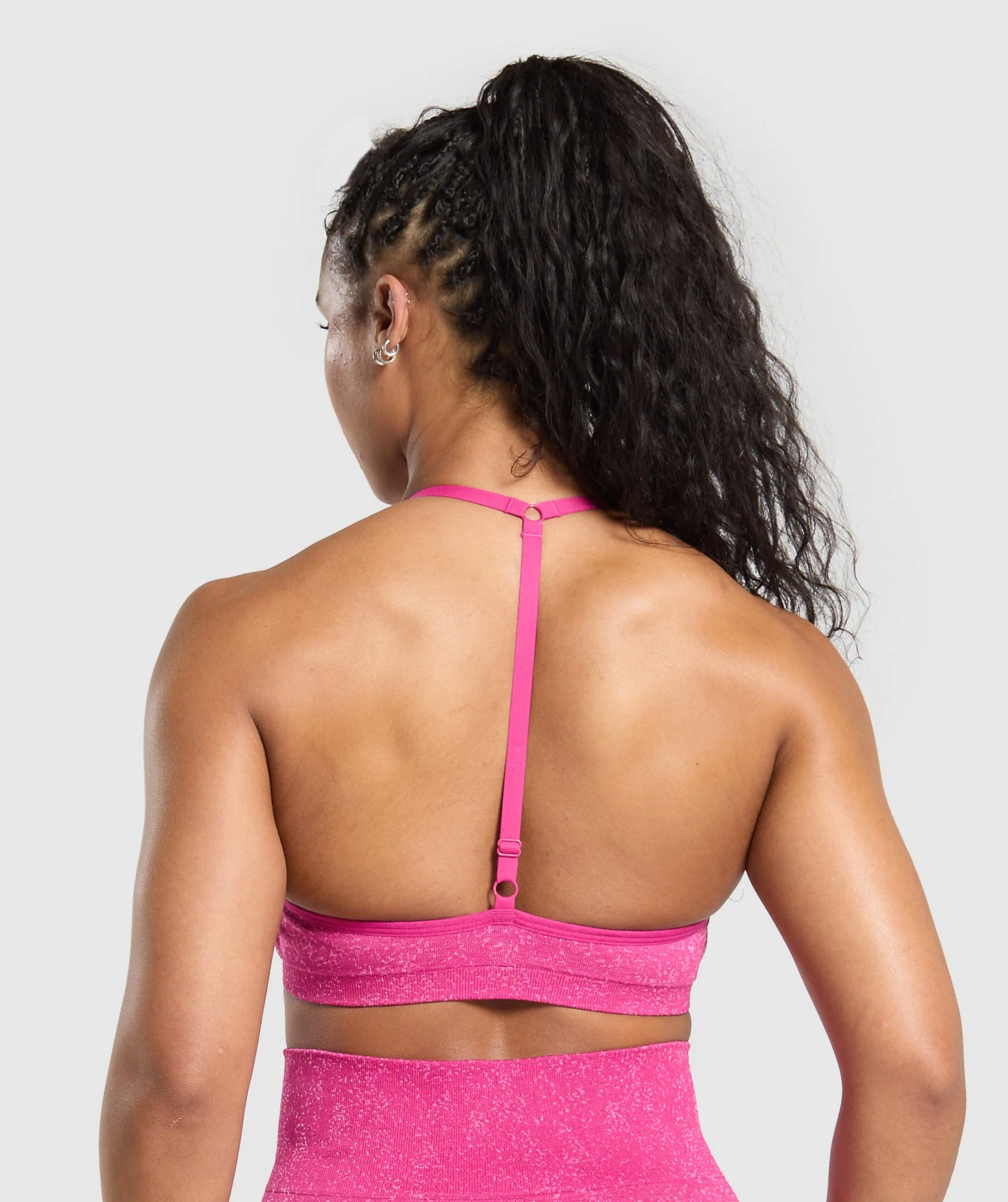 Adapt Fleck T-Back Bra – Winning Pink/Sour Pink