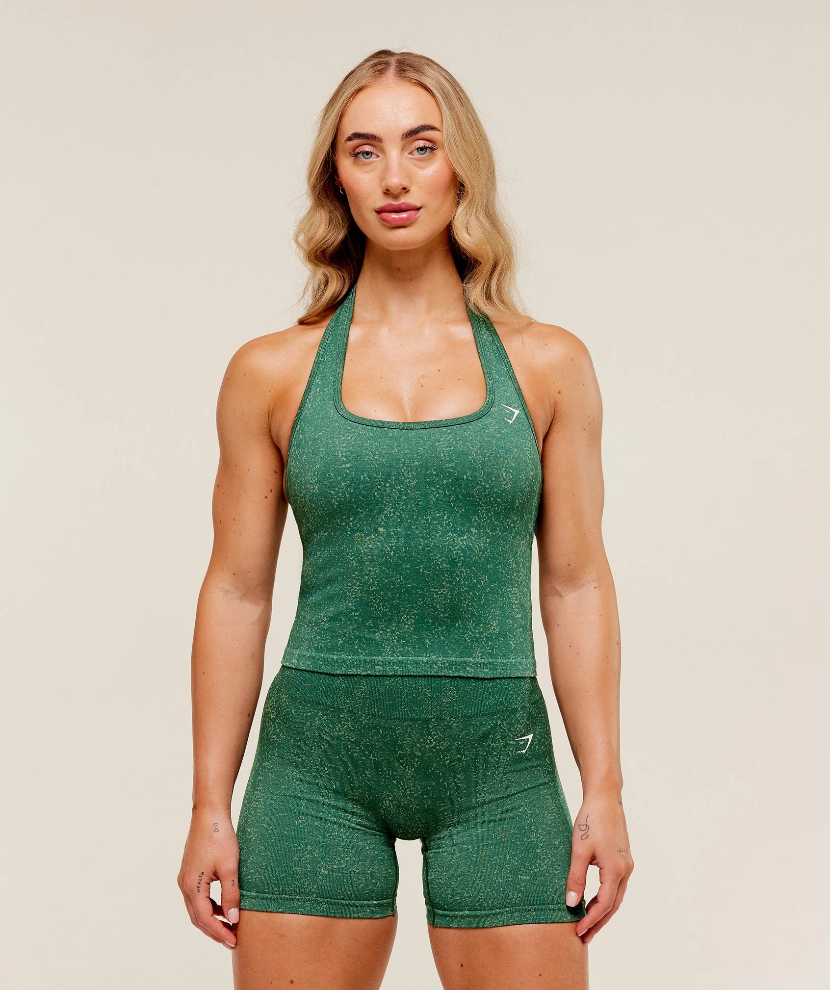 Adapt Fleck x Whitney Tank With Shelf – Lift Green/Clay Green