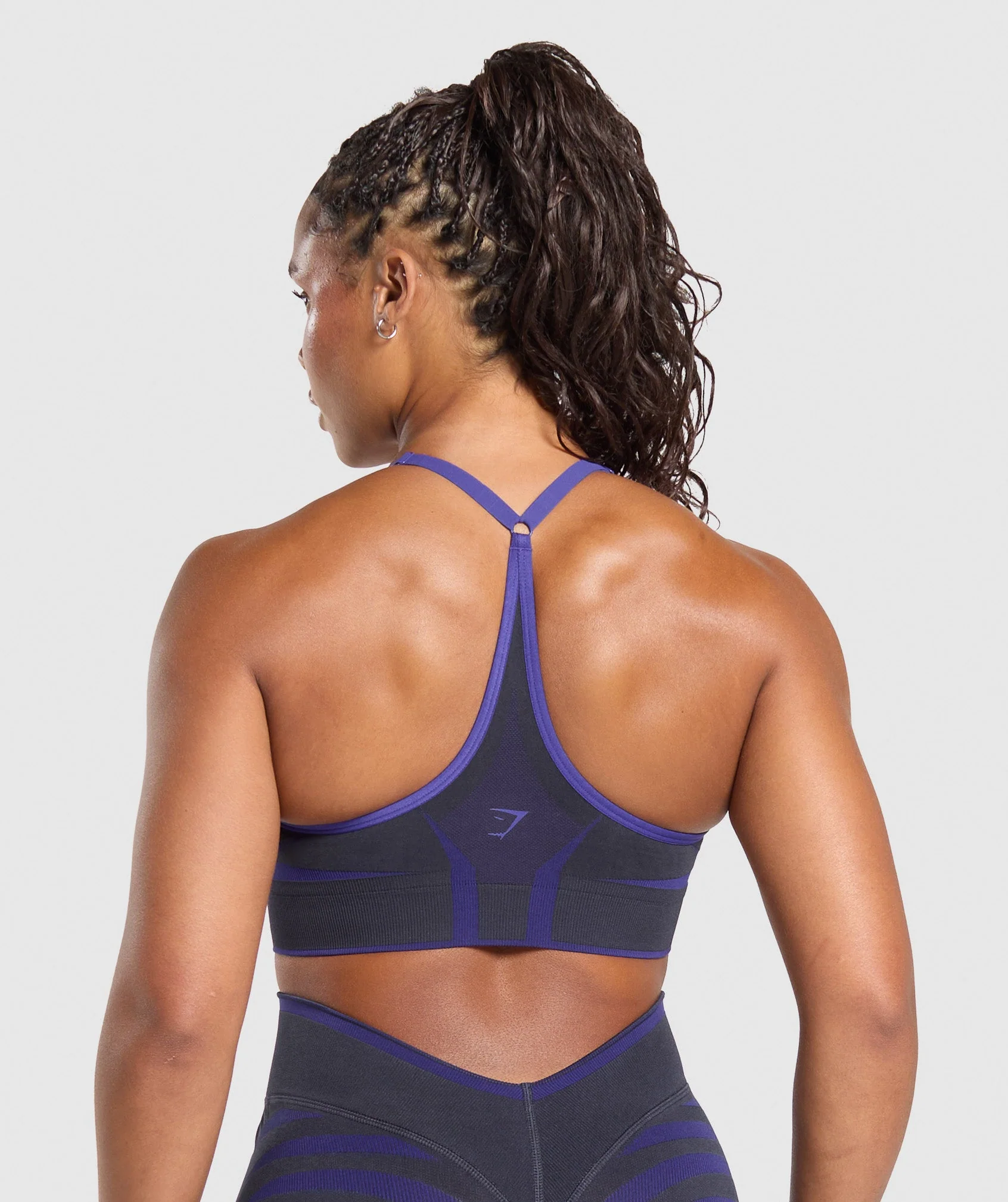 Apex Lift  Seamless Sports Bra – Heavy Blue/Cobalt Purple