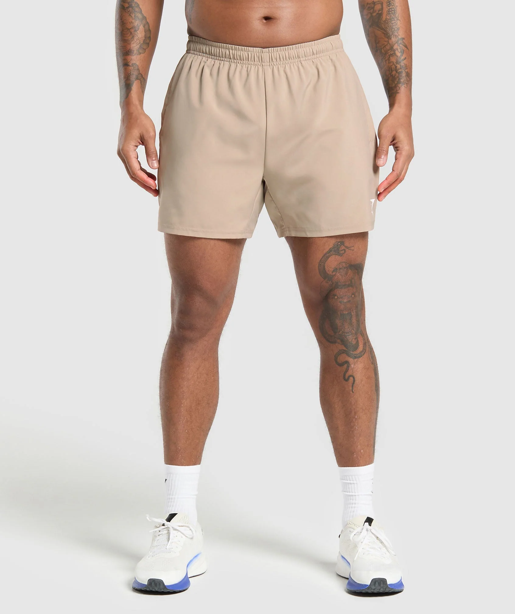 Arrival 5″ Shorts – Cement Brown