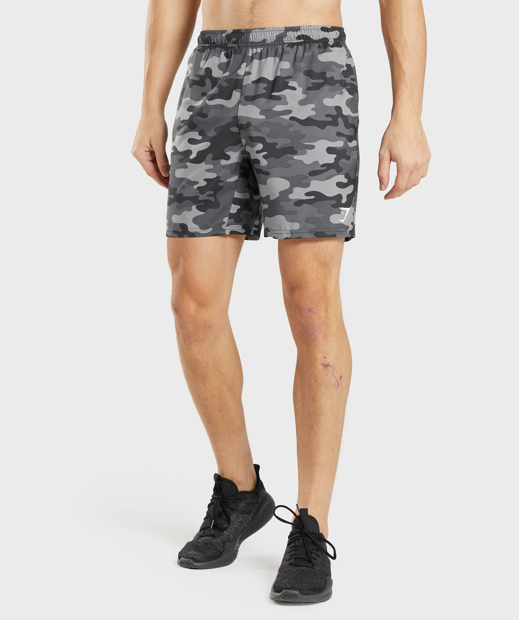 Arrival 7″ Shorts – Grey Print