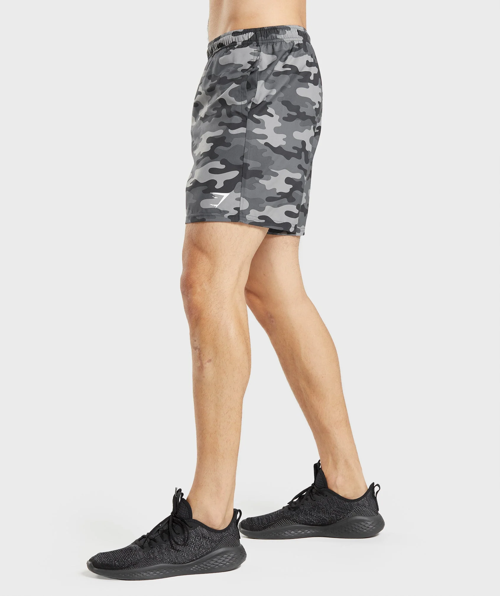 Arrival 7″ Shorts – Grey Print - Imagen 2