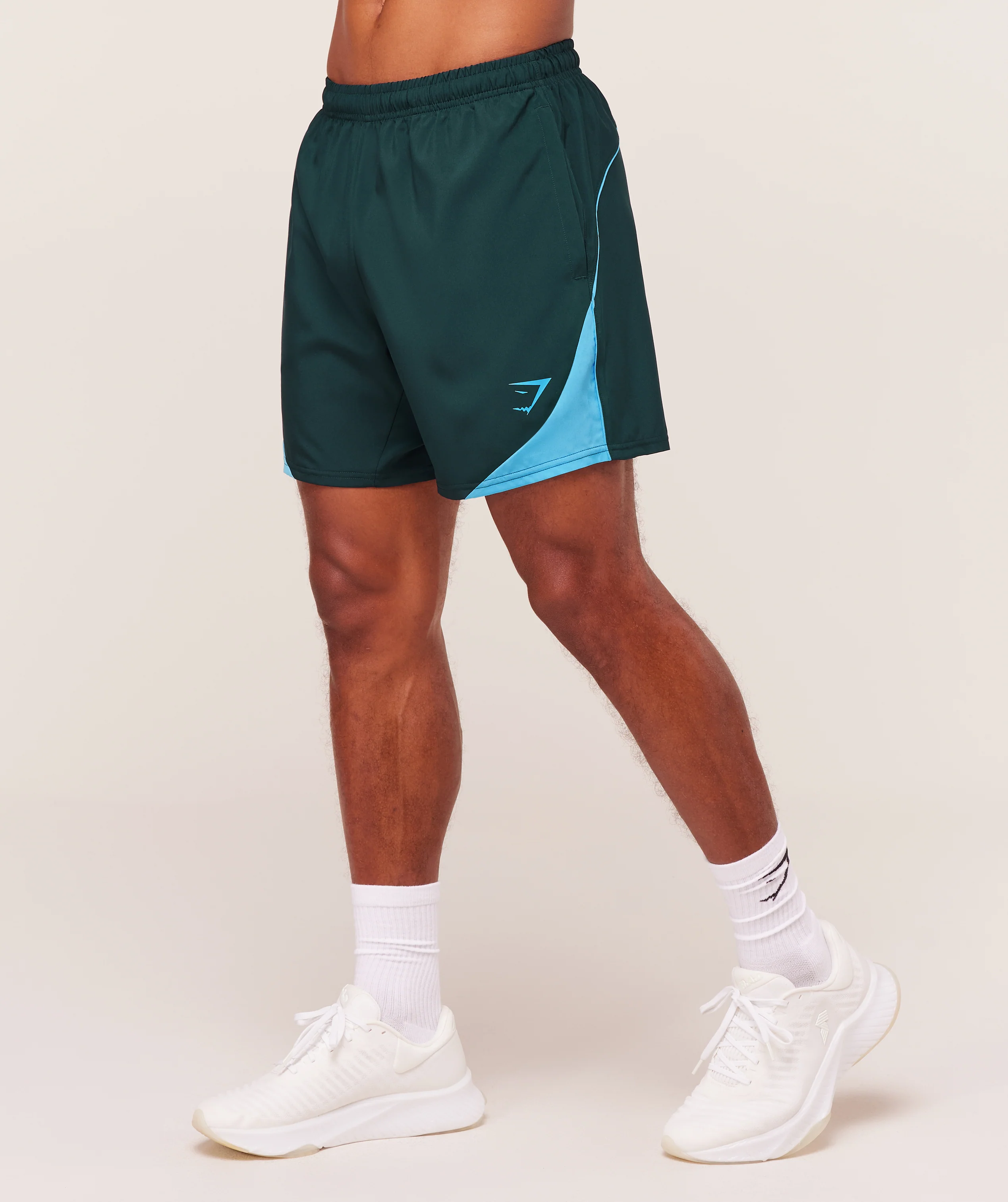 Arrival Block 6″ Shorts – Deep Petrol Blue