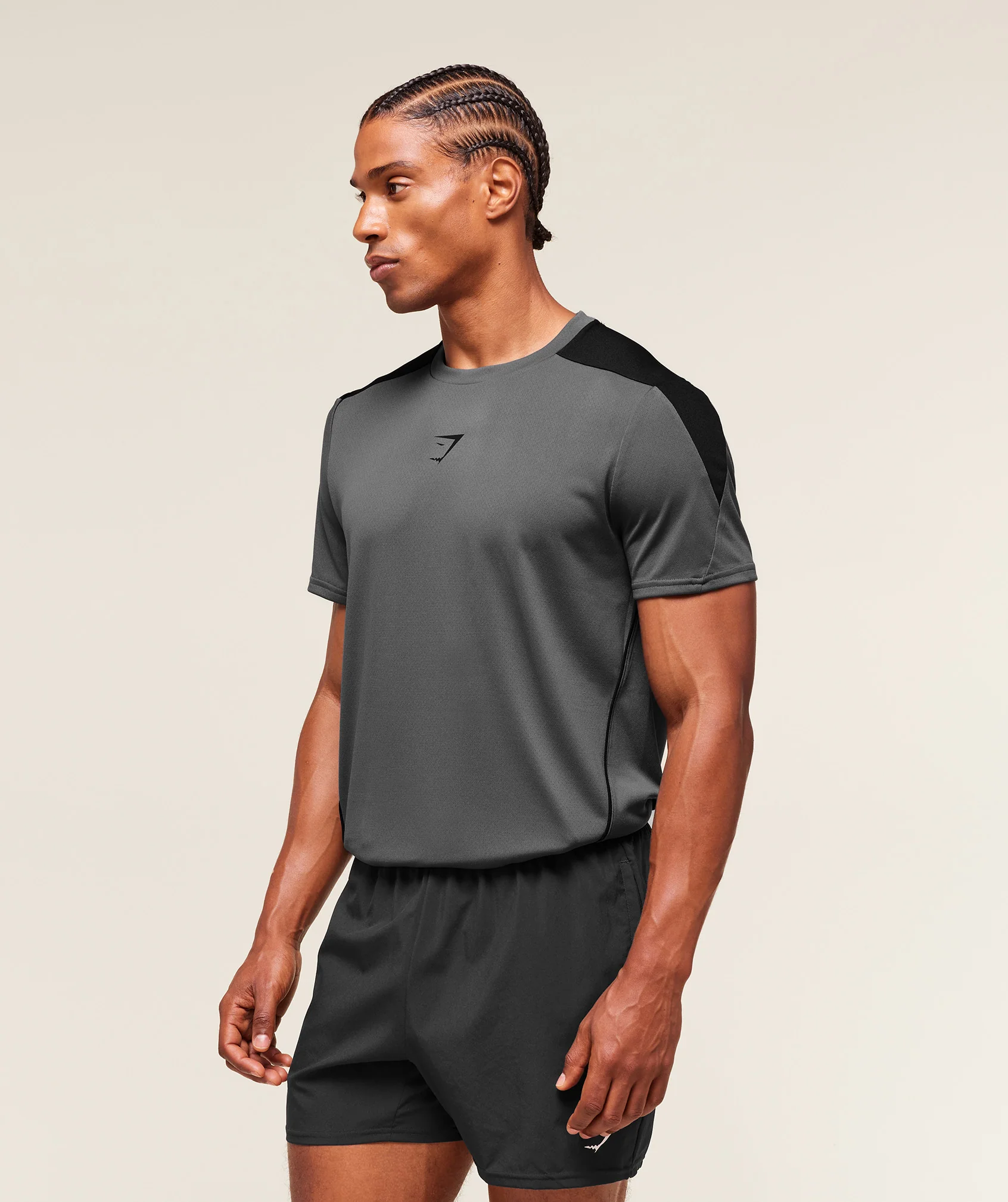 Arrival Block T-Shirt – Dark Grey - Imagen 2