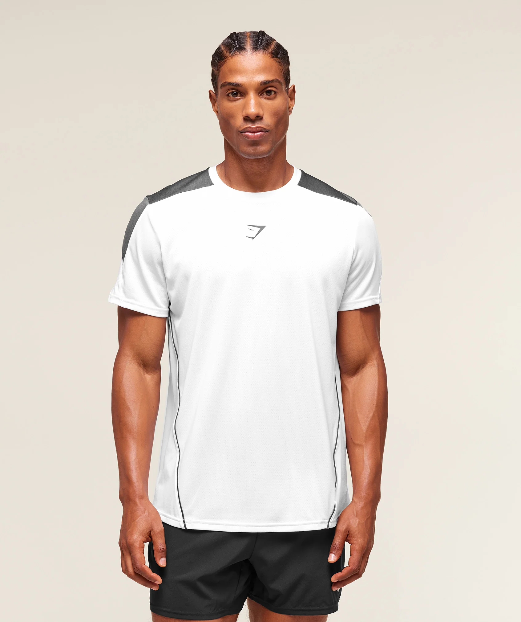 Arrival Block T-Shirt – White