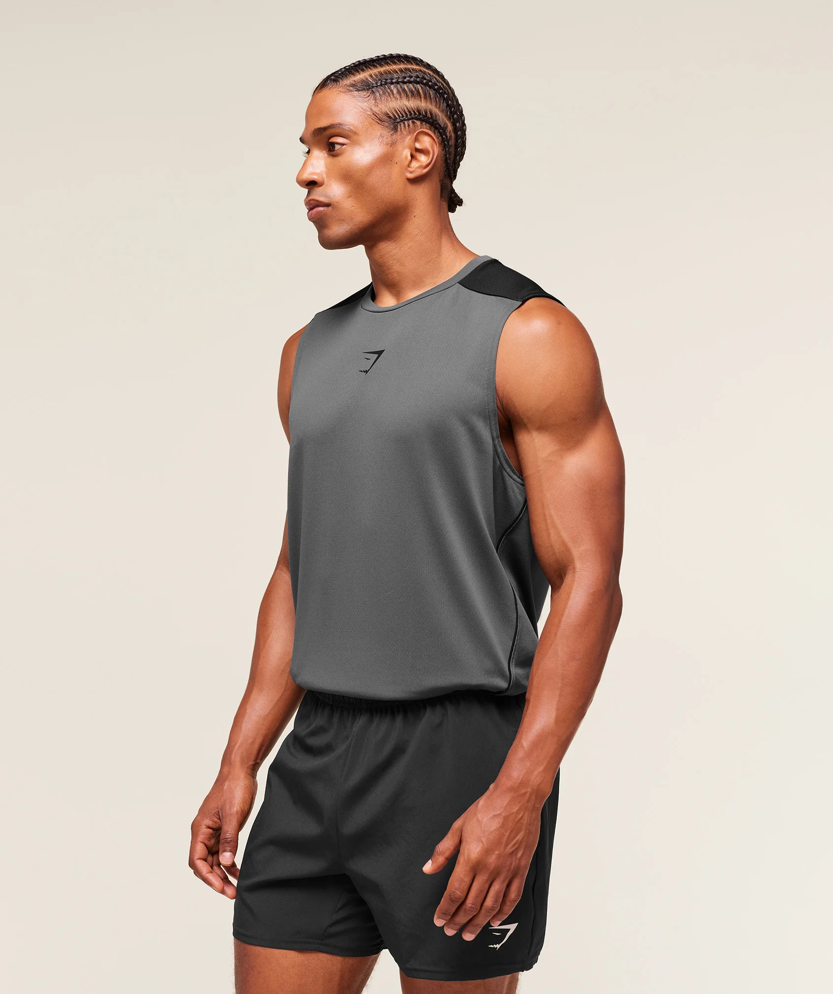 Arrival Block Tank – Dark Grey - Imagen 2