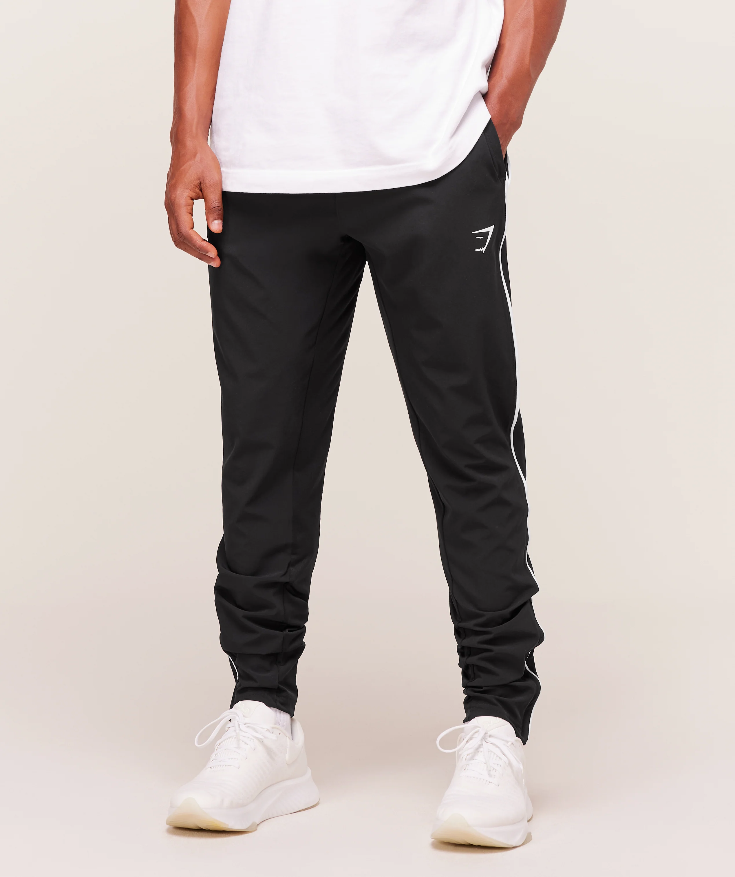 Arrival Woven Block Joggers – Black