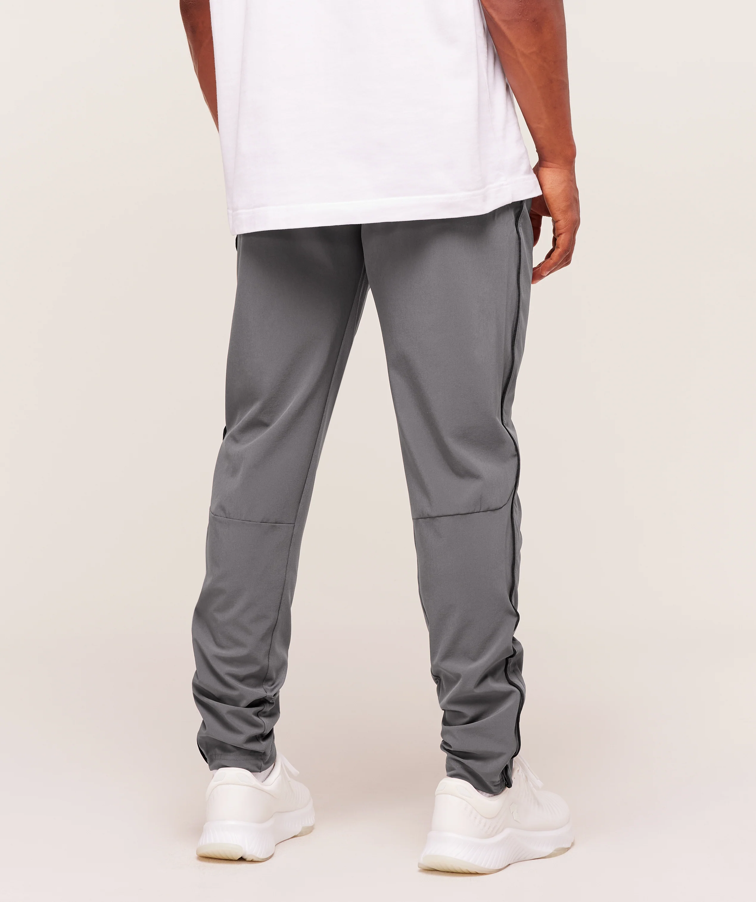 Arrival Woven Block Joggers – Dark Grey