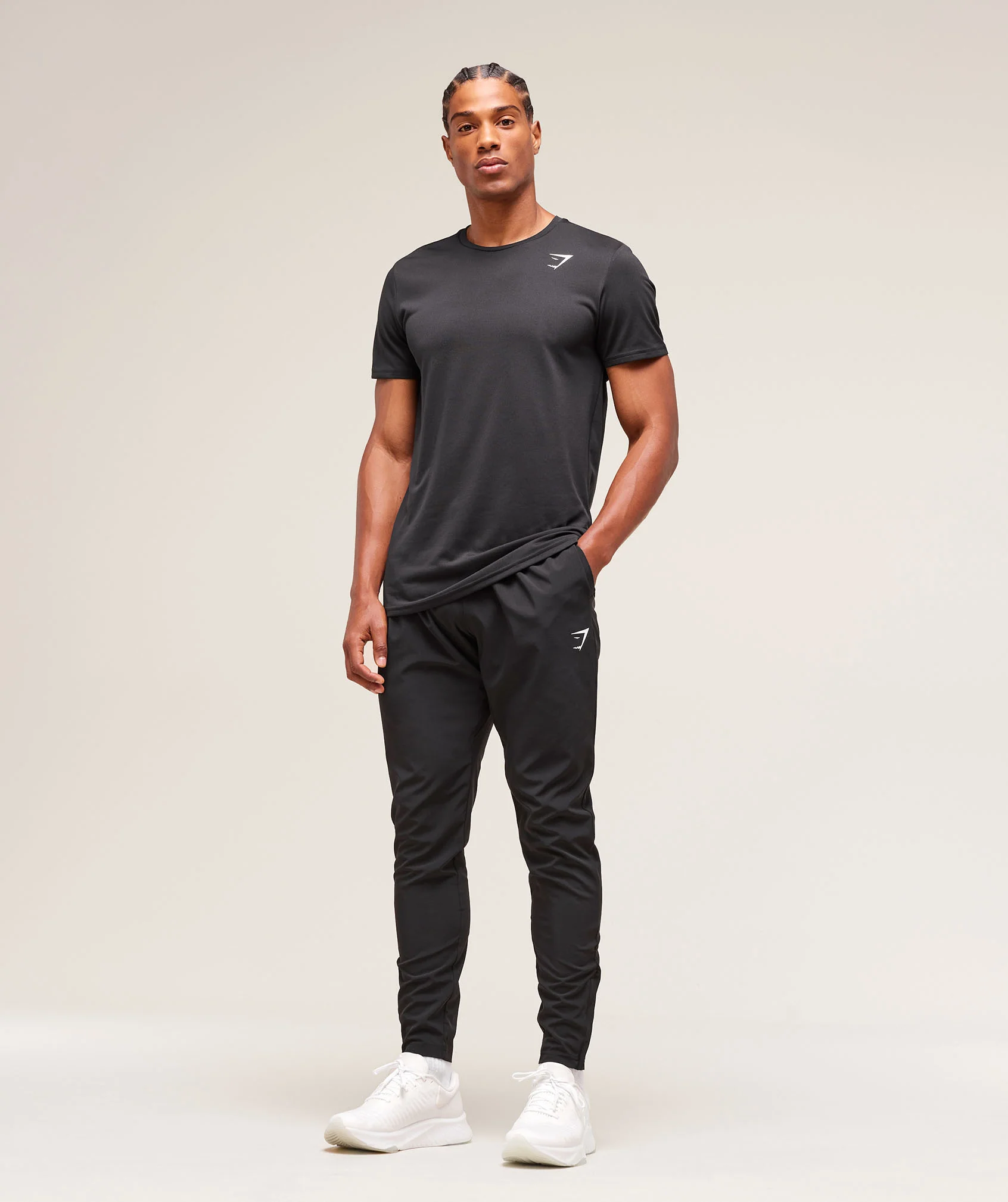 Arrival Woven Tall Joggers – Black - Imagen 2