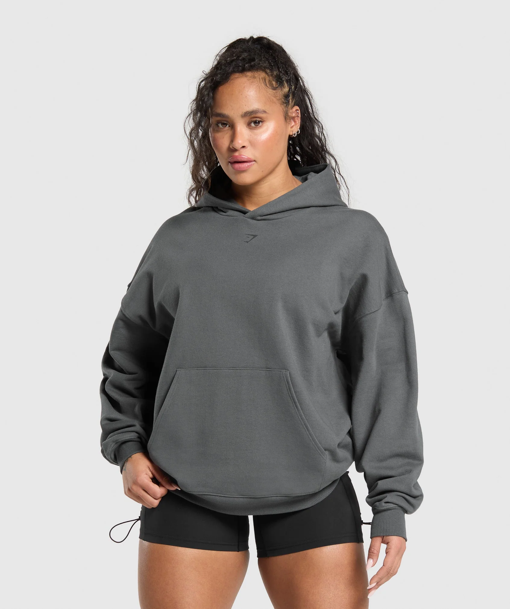 Back Gains Graphic Hoodie – Graphite Grey