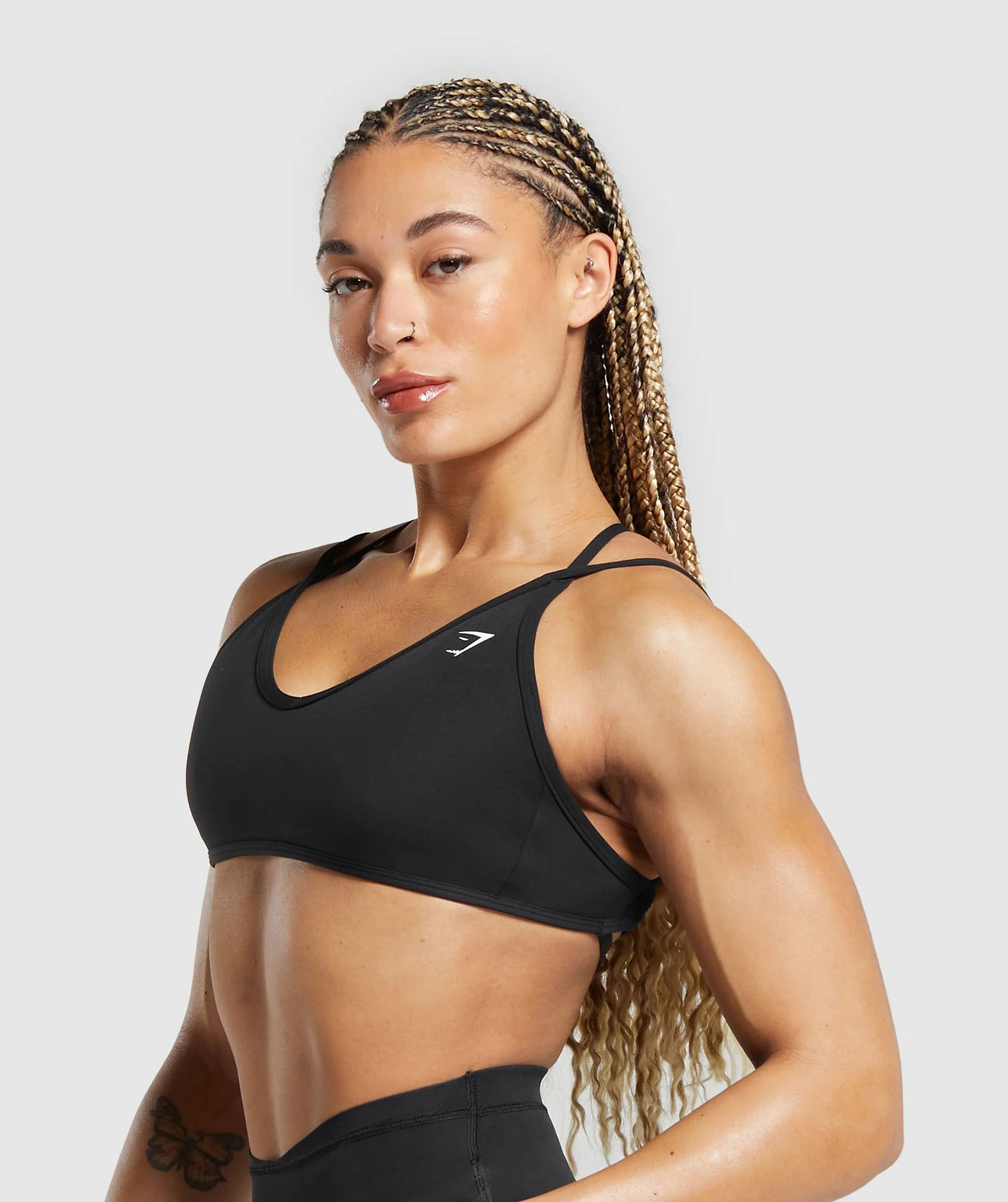 Back Gains Sports Bra – Black - Imagen 2