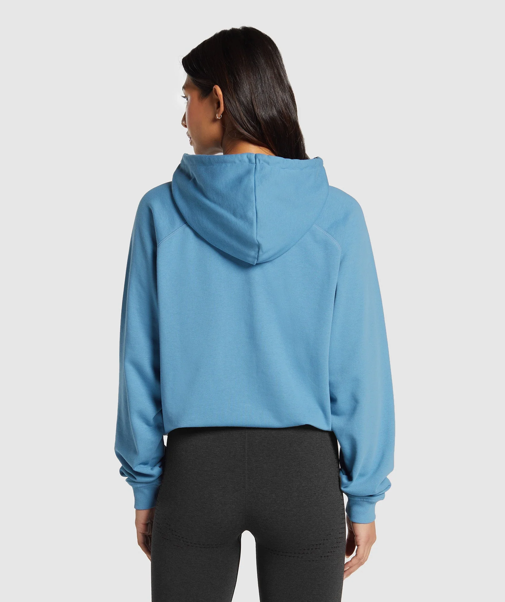 Block Oversized Hoodie – Classic Blue