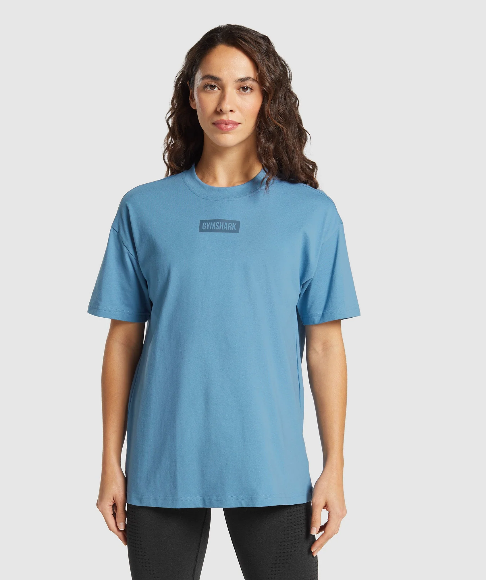 Block Oversized T-Shirt – Classic Blue