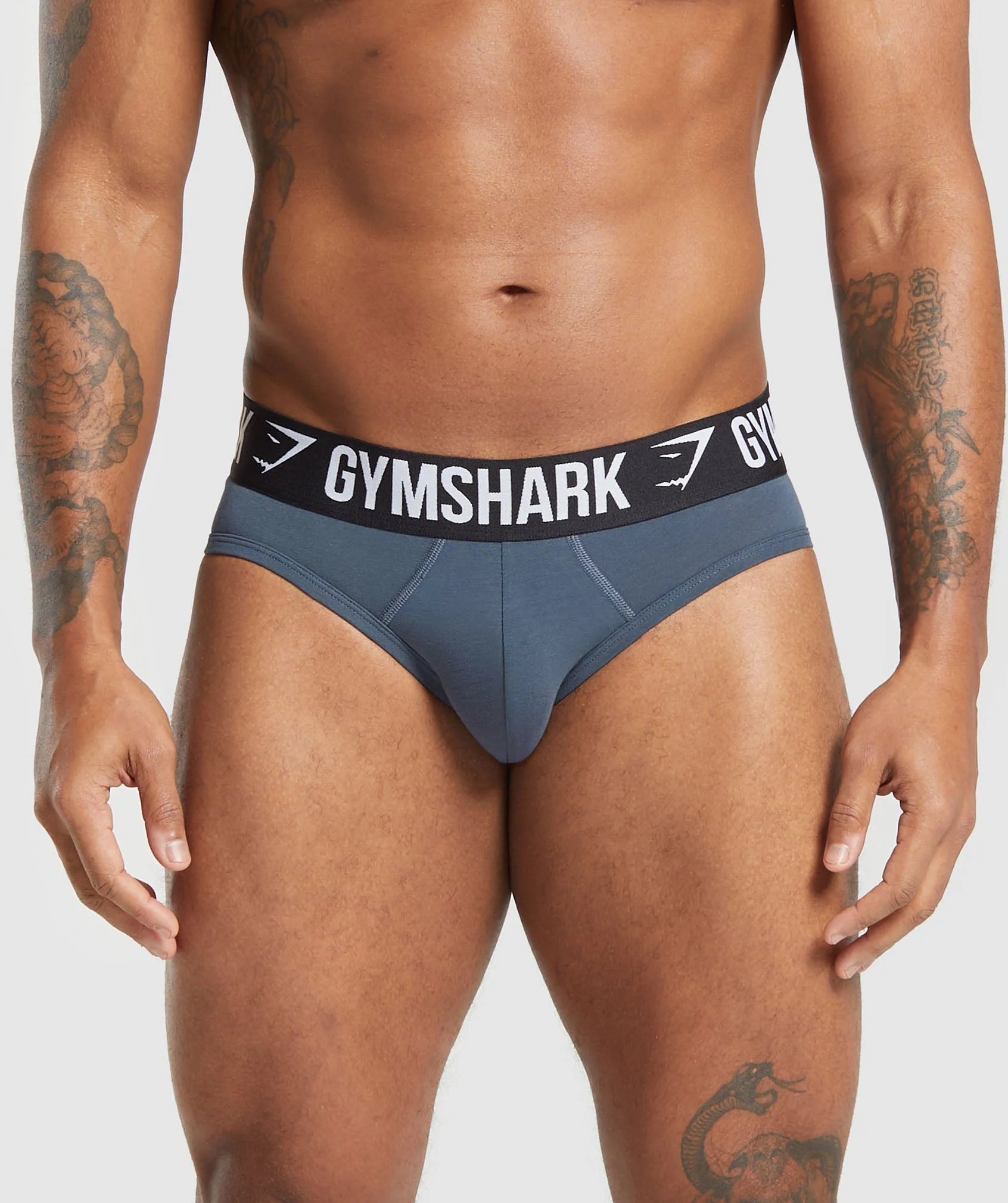 Brief 3PK – Denim Grey/Titanium Blue/Black - Imagen 2