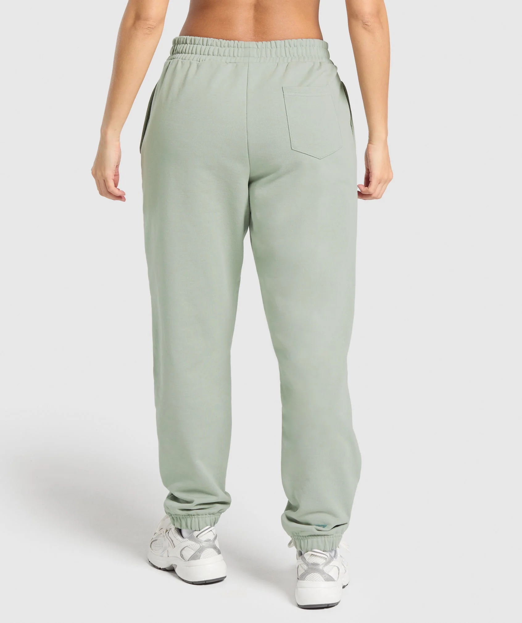Campus Classics Graphic Joggers – Stone Grey