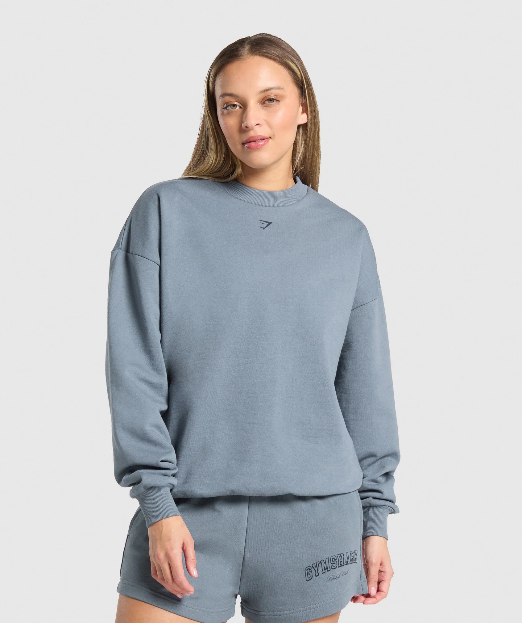 Campus Classics Graphic Sweatshirt – Iron Blue