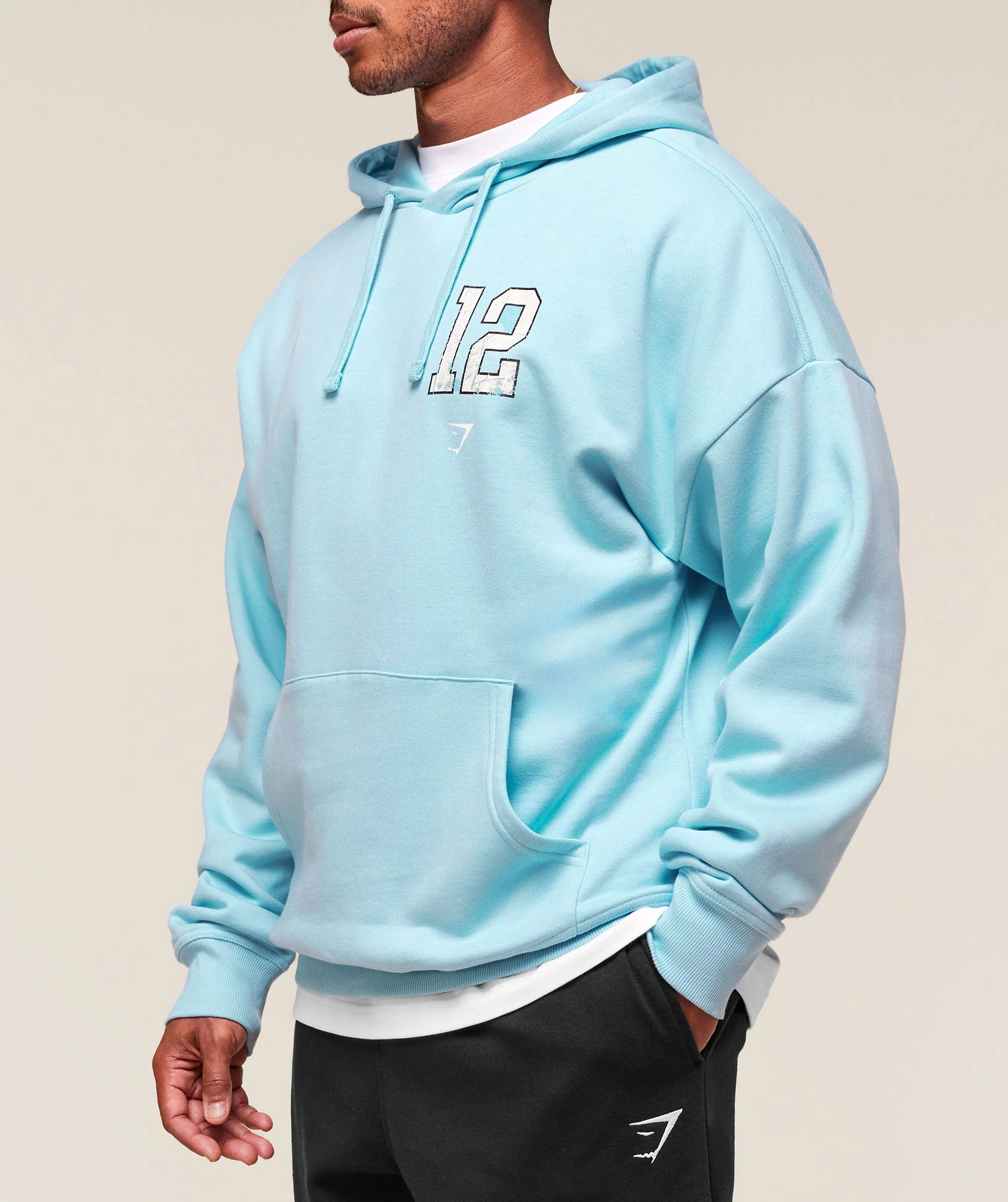 Campus Hoodie – Athletic Light Blue - Imagen 2