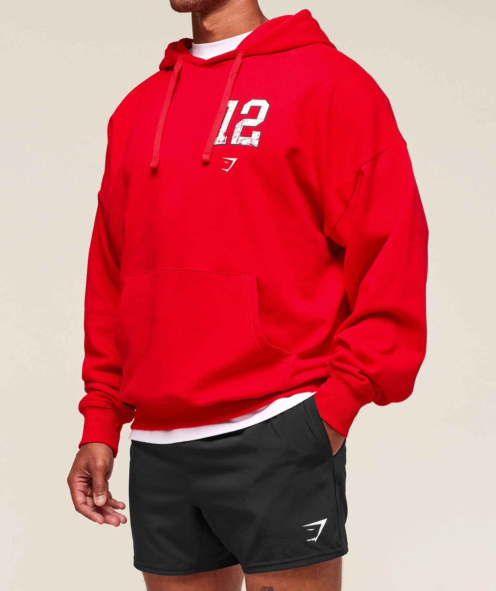 Campus Hoodie – Athletic Red - Imagen 2