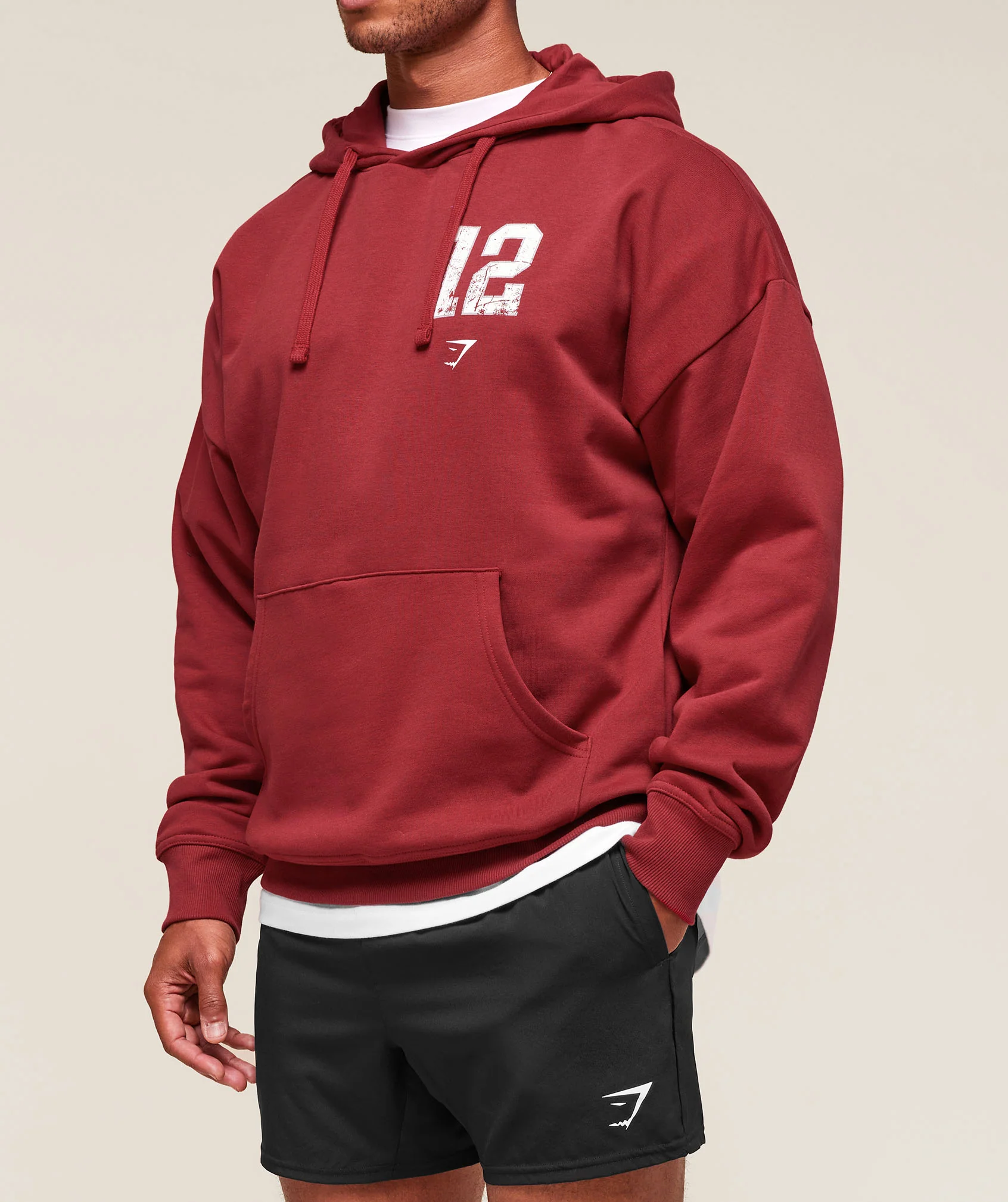 Campus Hoodie – Athletic Burgundy - Imagen 2