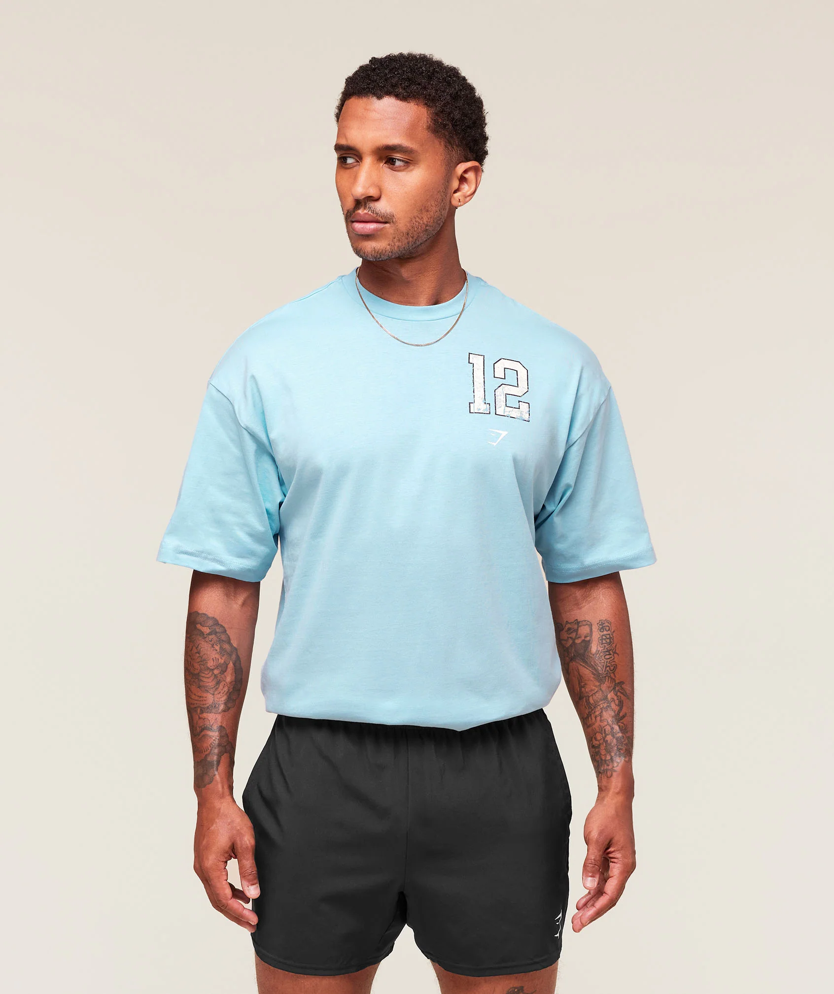Campus T-Shirt – Athletic Light Blue