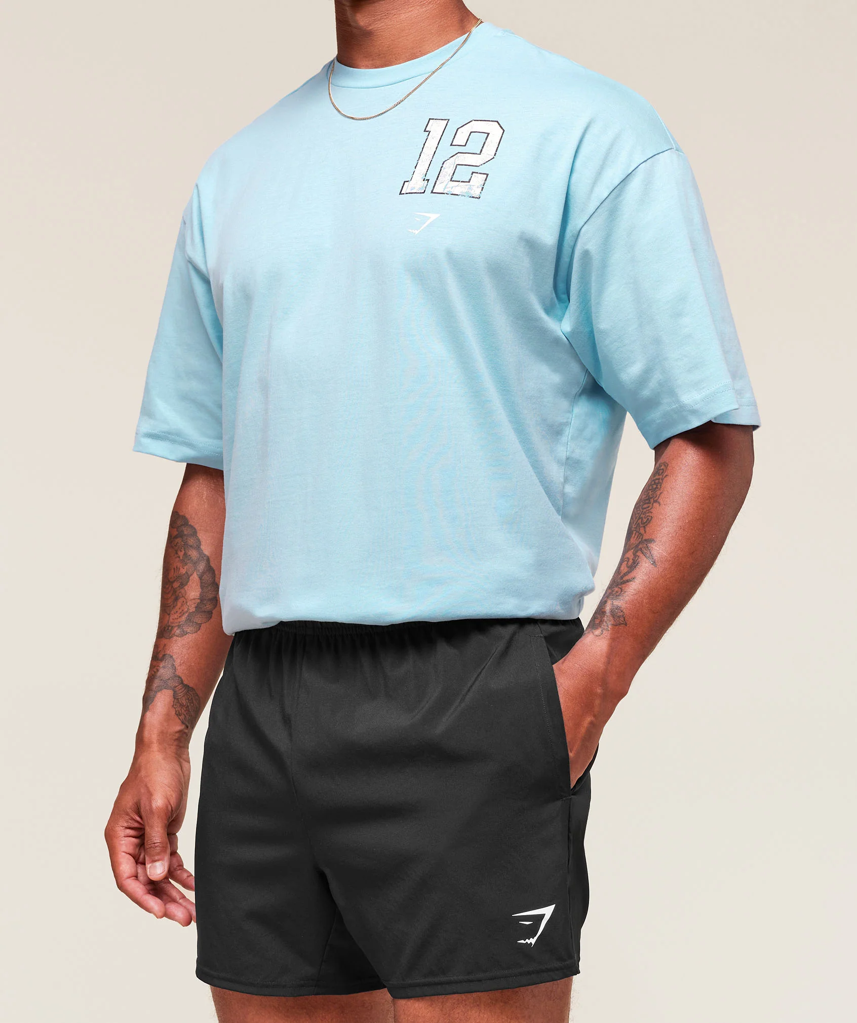 Campus T-Shirt – Athletic Light Blue - Imagen 2