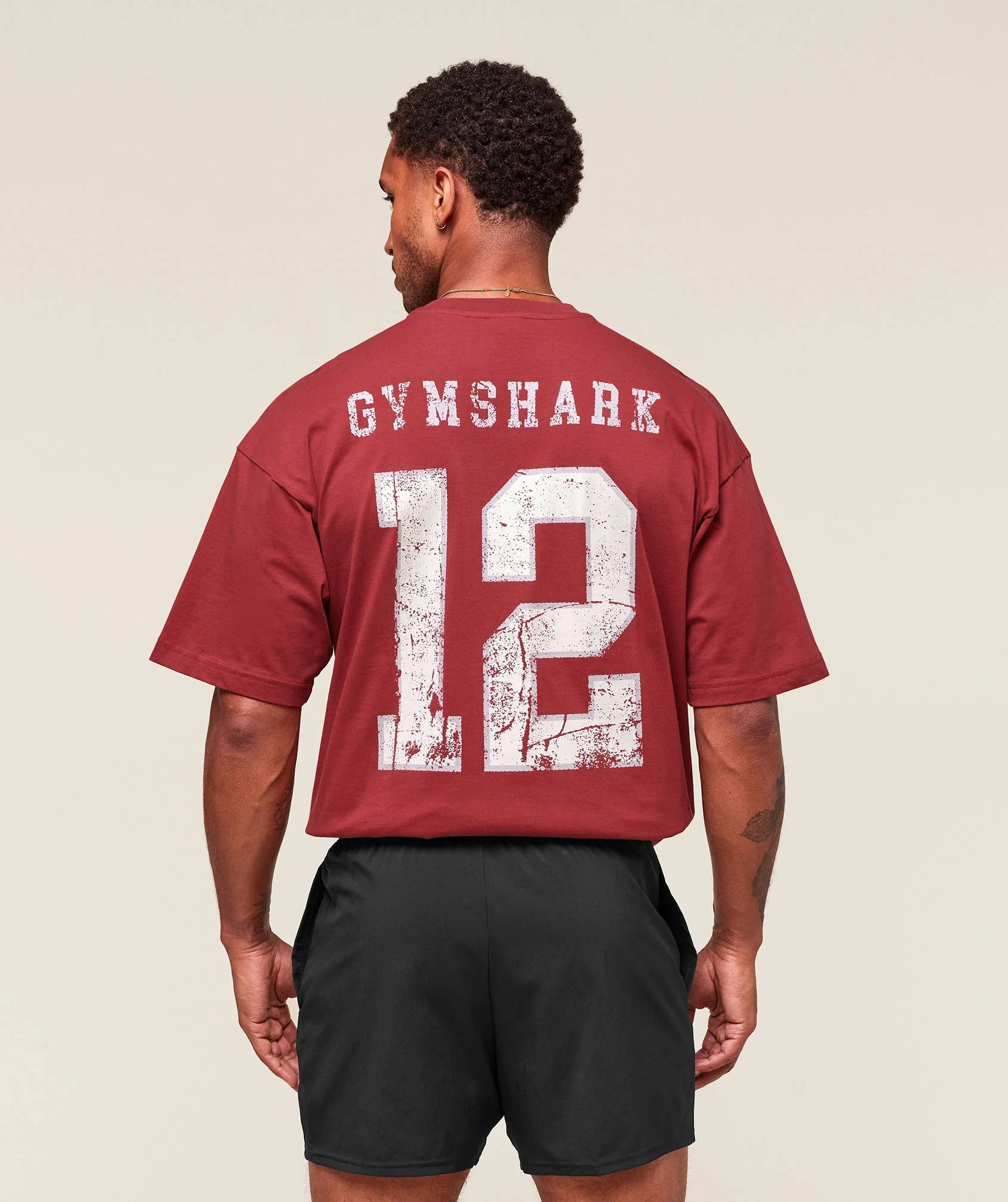 Campus T-Shirt – Athletic Burgundy