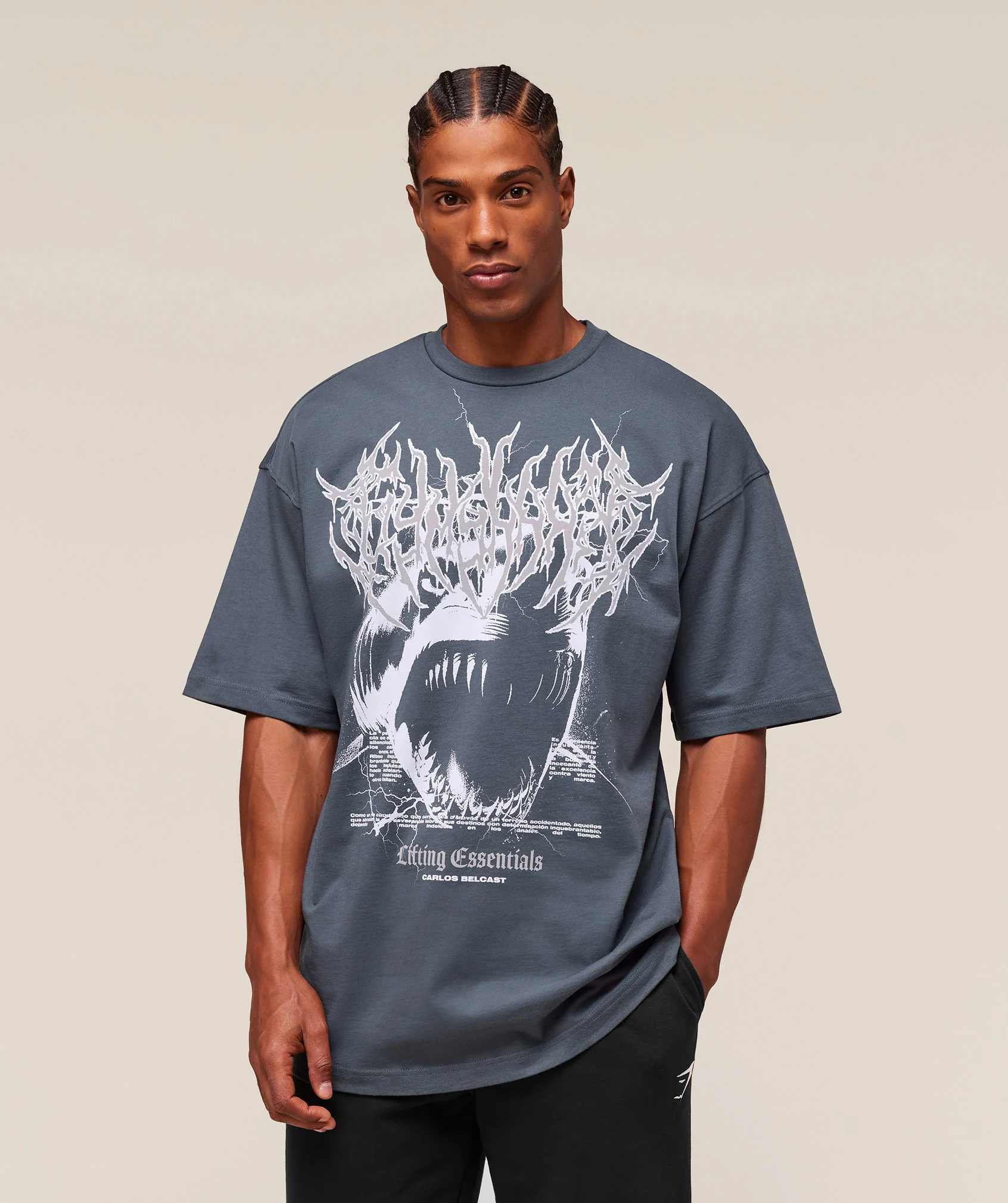 Carlos Belcast x Rest Day Essential T-Shirt – Titanium Blue