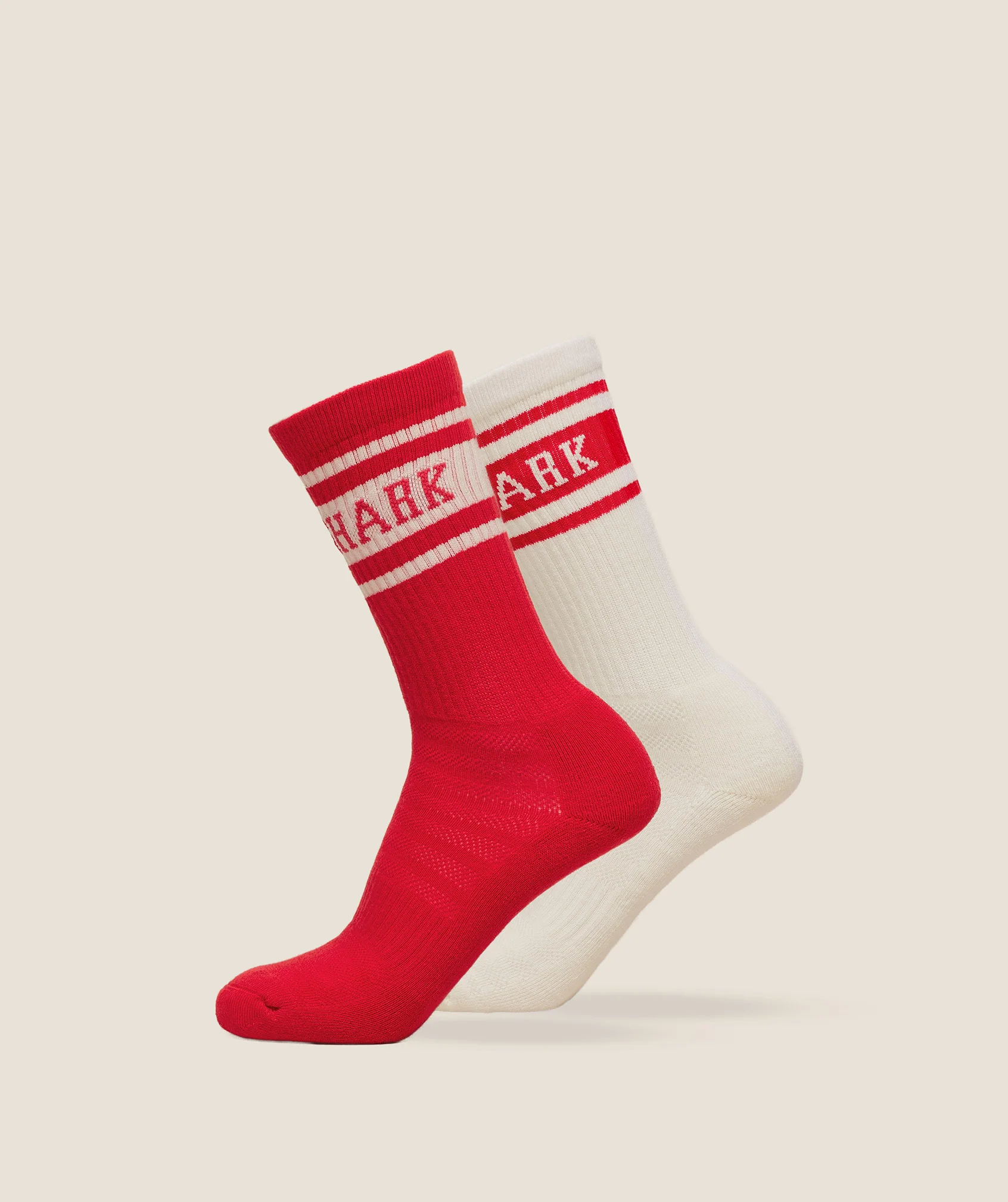 Collegiate Crew Sock 2pk – Athletic Red