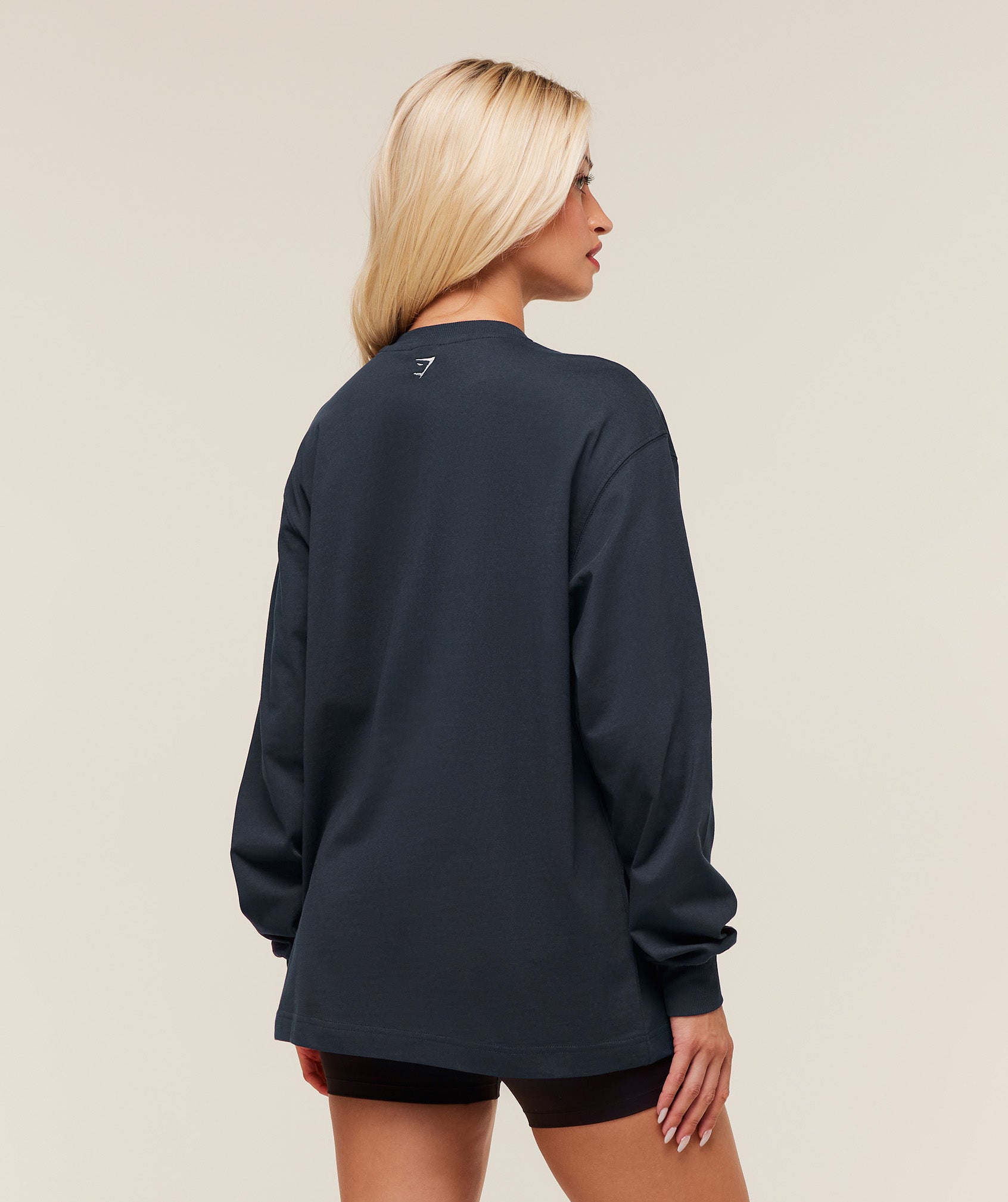 Collegiate Graphic Long Sleeve T-Shirt – Heavy Blue