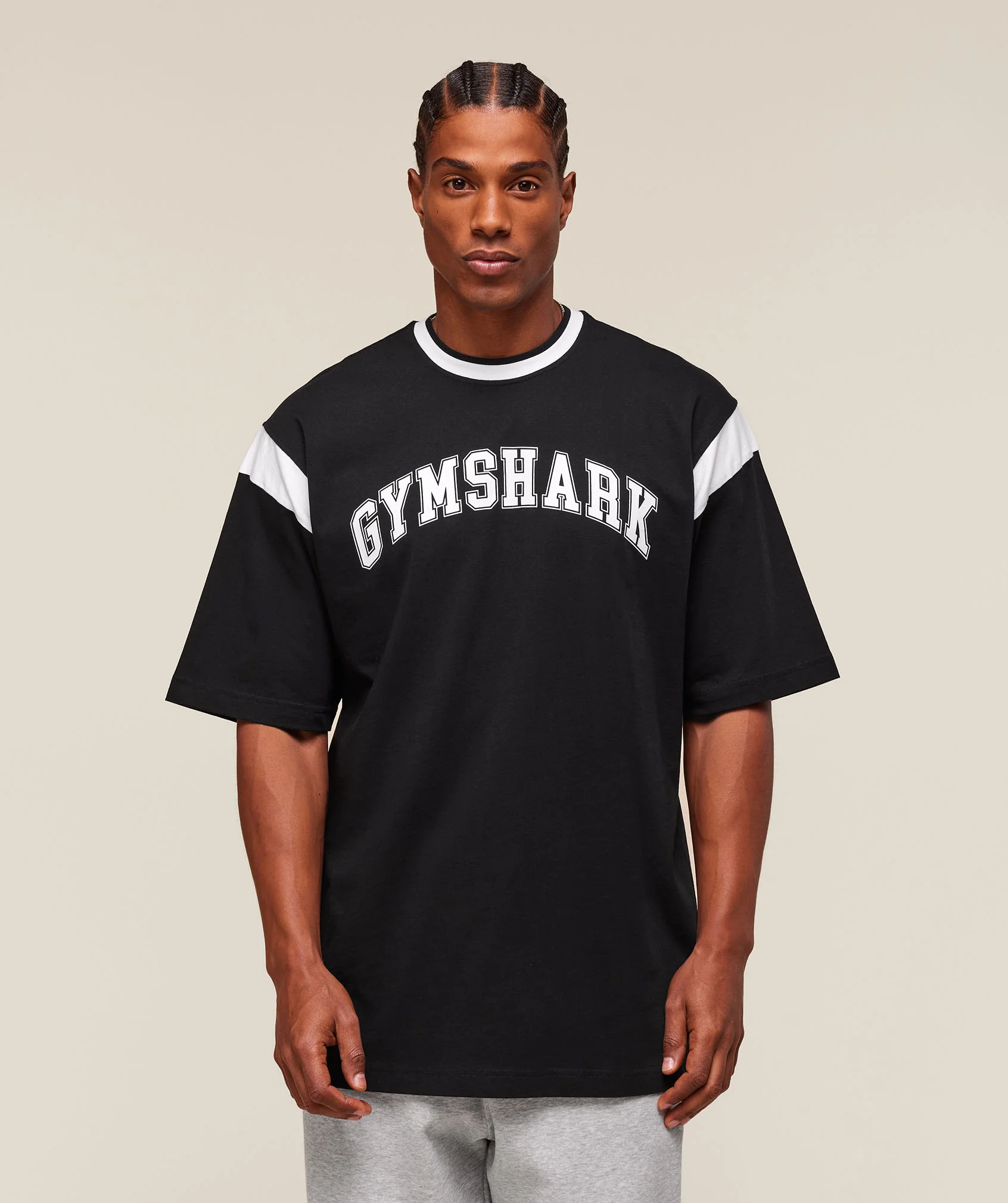GSLC Oversized T-Shirt – Black/White