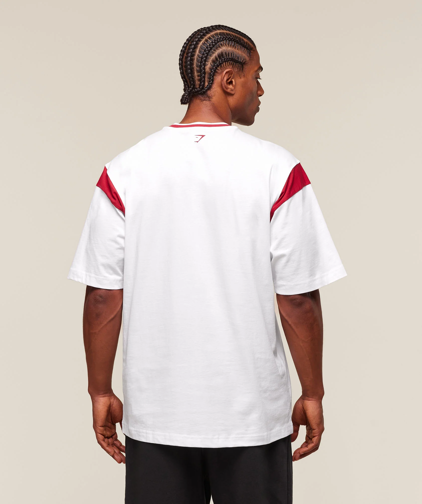 GSLC Oversized T-Shirt – White/Conditioning Red