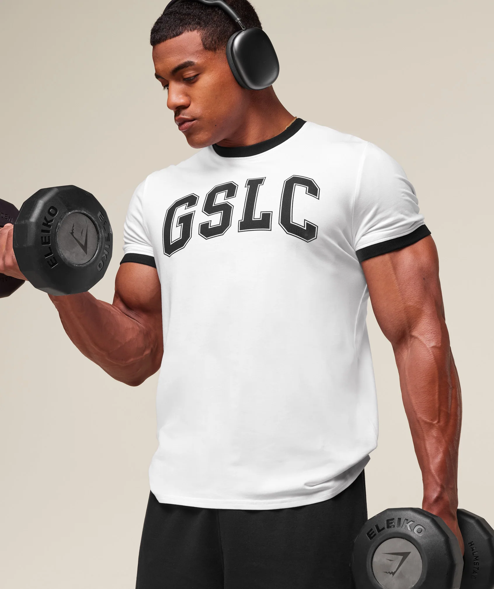 GSLC Ringer T-Shirt – White - Imagen 2