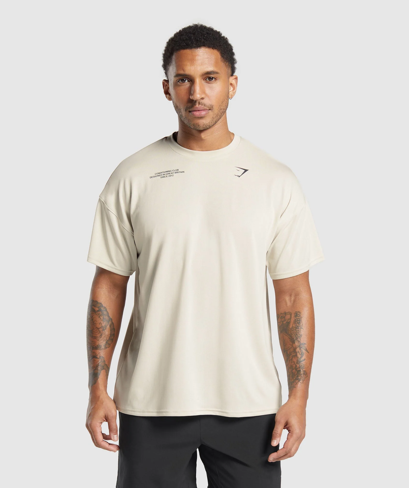 Conditioning Club Oversized T-Shirt – Pebble Grey