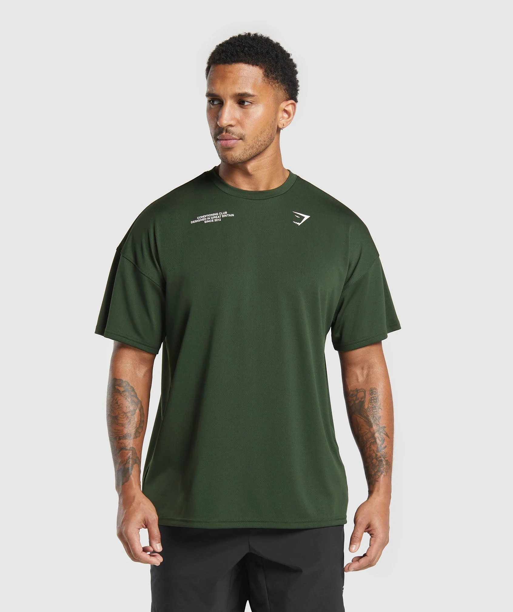 Conditioning Club Oversized T-Shirt – Trail Green