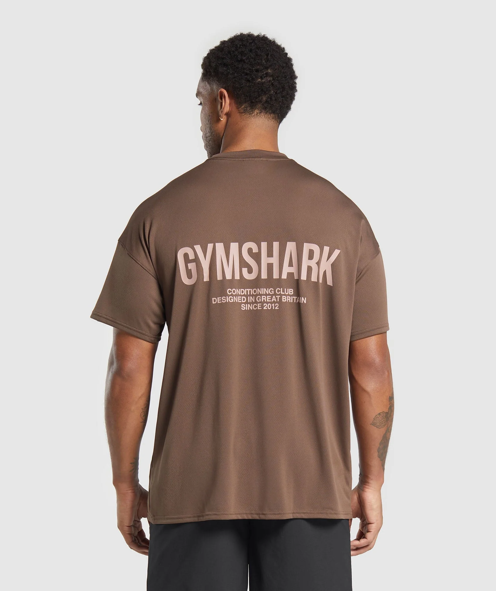 Conditioning Club Oversized T-Shirt – Walnut Brown