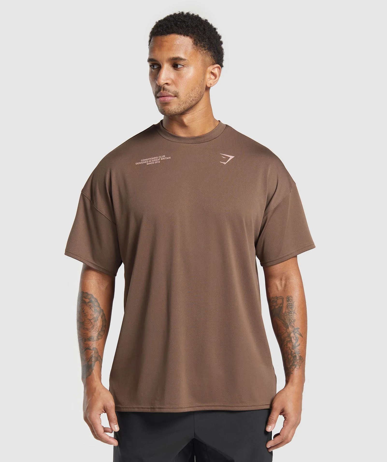 Conditioning Club Oversized T-Shirt – Walnut Brown