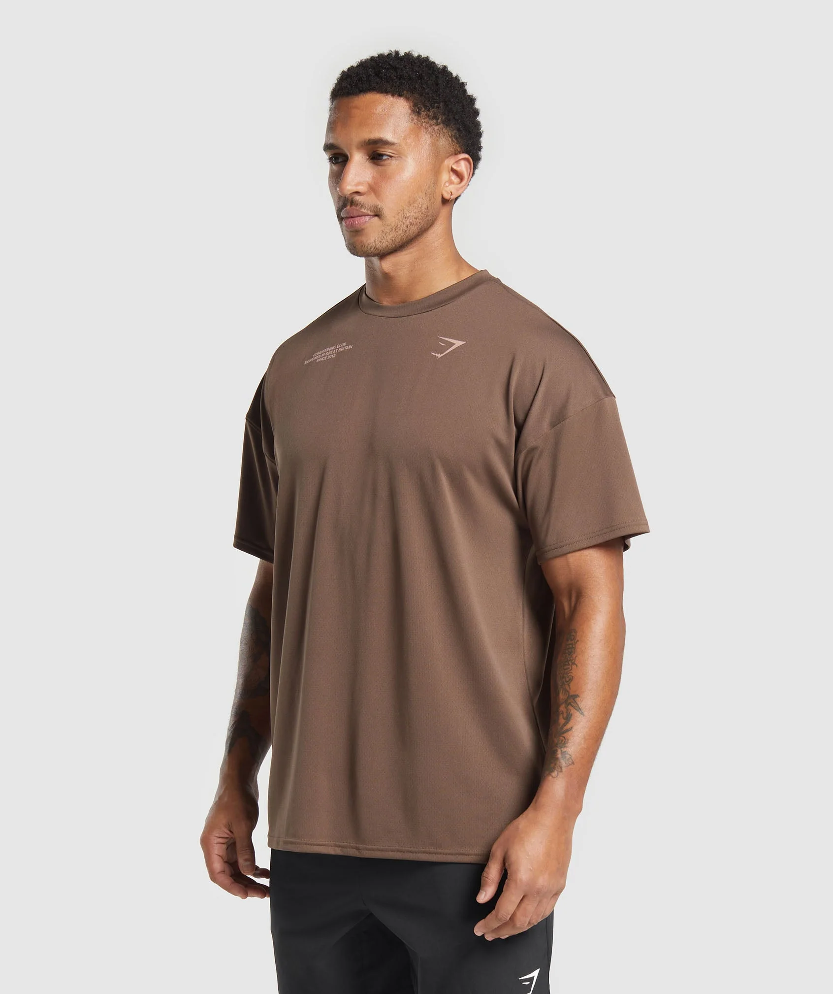 Conditioning Club Oversized T-Shirt – Walnut Brown - Imagen 2