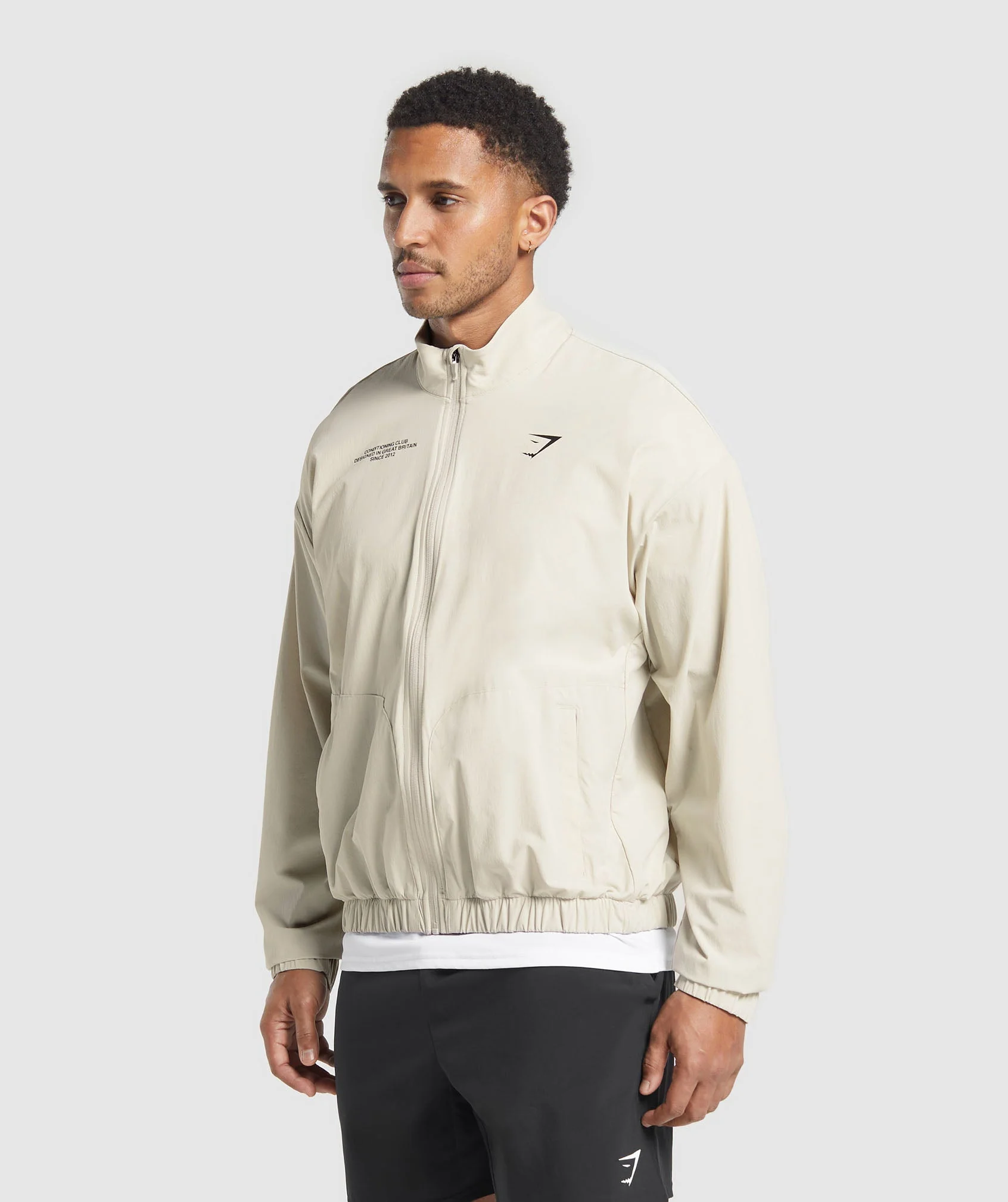 Conditioning Club Track Jacket – Pebble Grey - Imagen 2