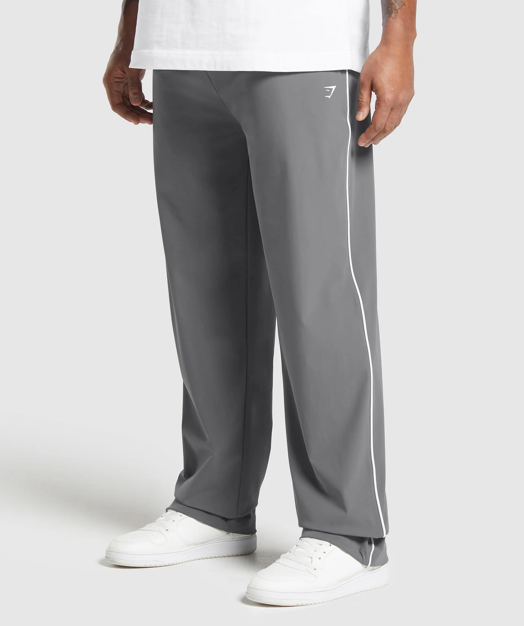 Contrast Straight Leg Pant – Pitch Grey