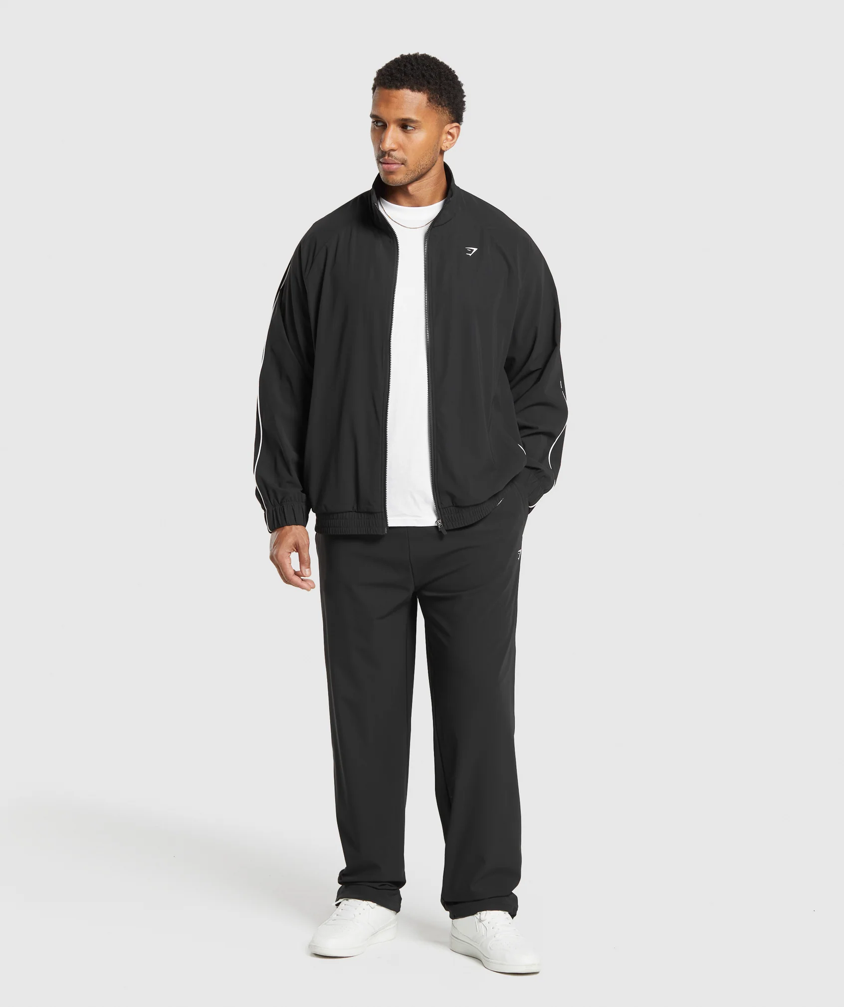 Contrast Track Top – Black - Imagen 2