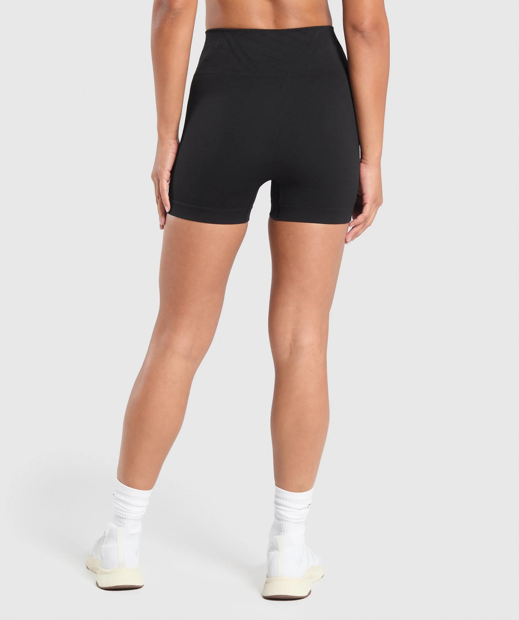 Corset Seamless Shorts – Black