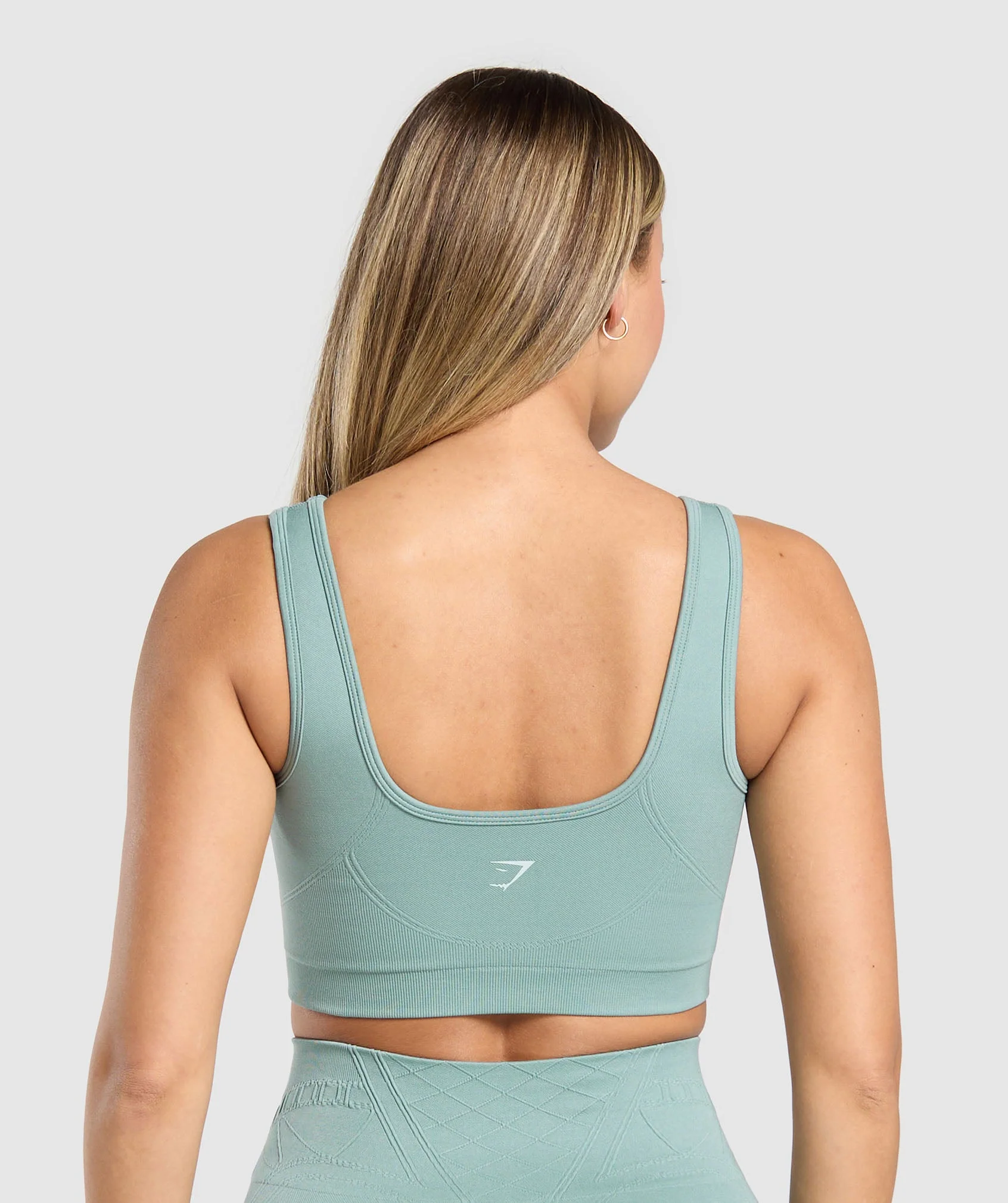 Corset Seamless Sports Bra – Celeste Blue